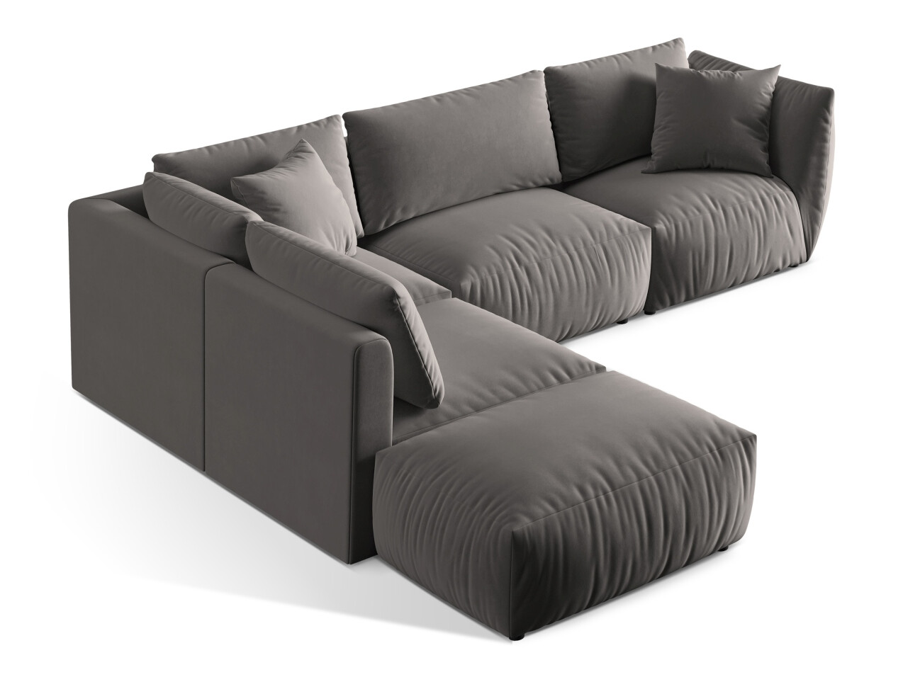 Modulares Ecksofa Ruvmone 108 (Casino Stone)