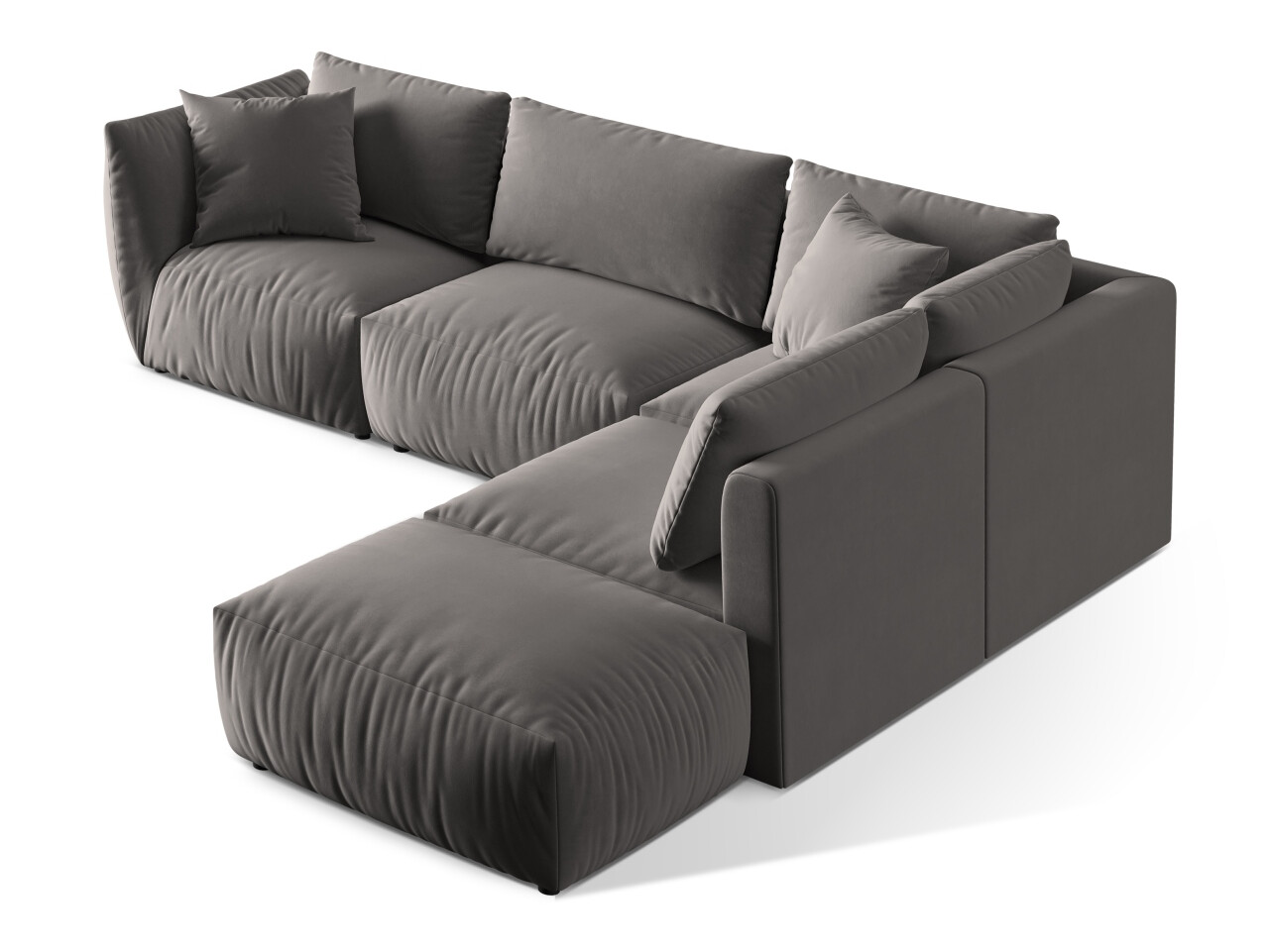 Modulares Ecksofa Ruvmone 108 (Casino Stone)