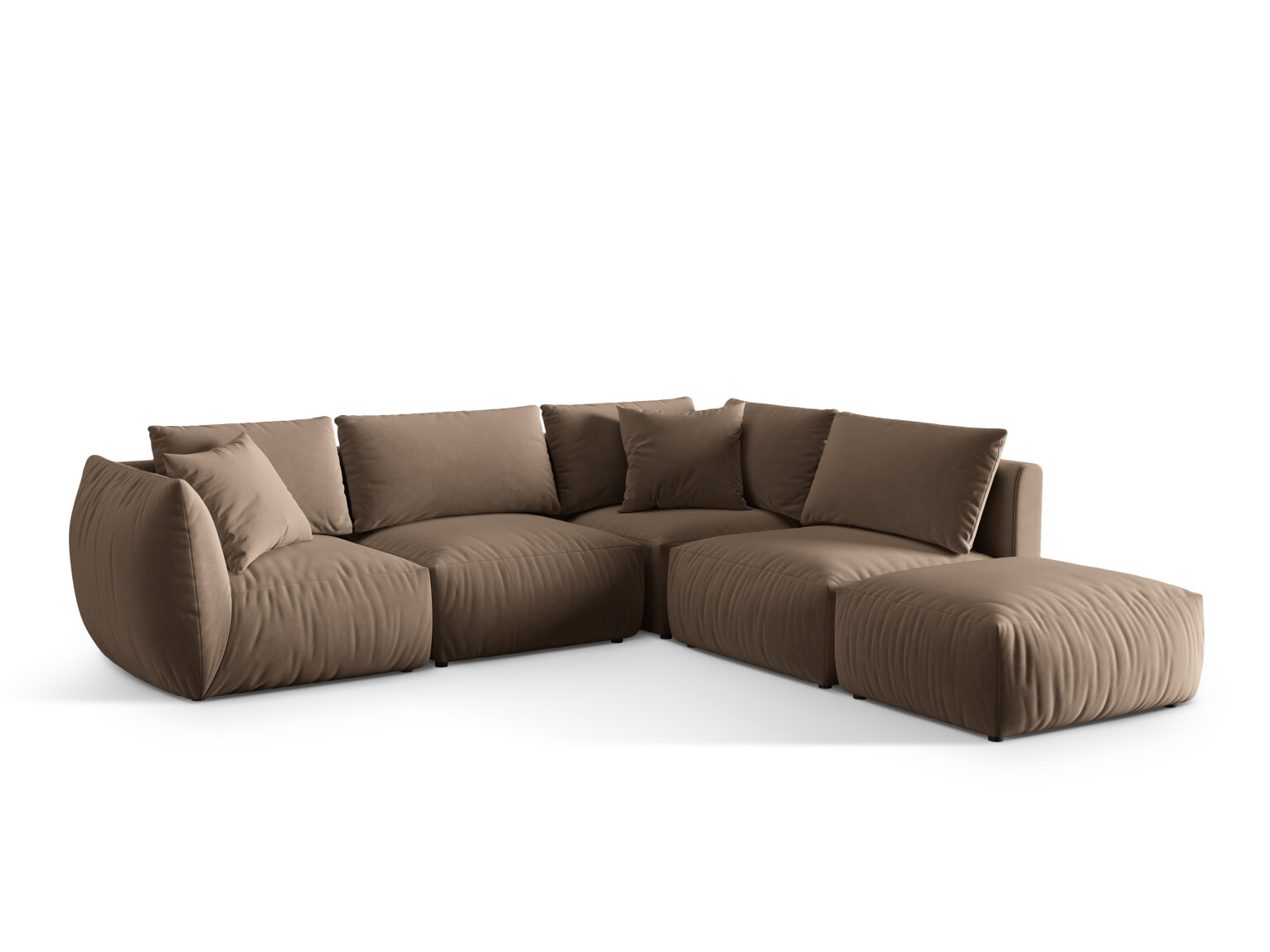Modulares Ecksofa Ruvmone 108 (Casino Taupe)