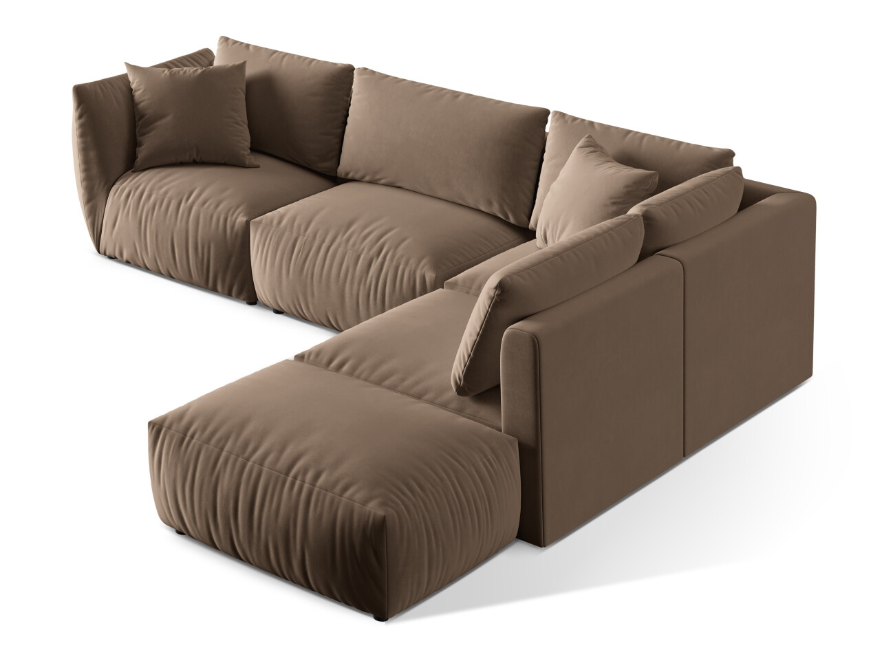 Modulares Ecksofa Ruvmone 108 (Casino Taupe)