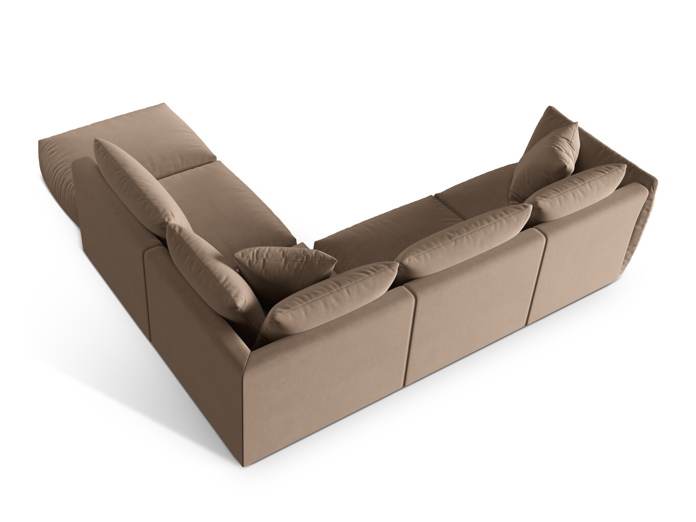Modulares Ecksofa Ruvmone 108 (Casino Taupe)