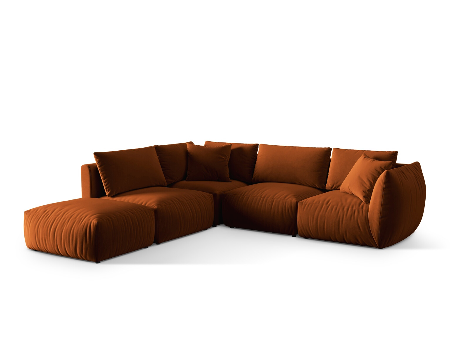 Modulares Ecksofa Ruvmone 108 (Casino Terracota)
