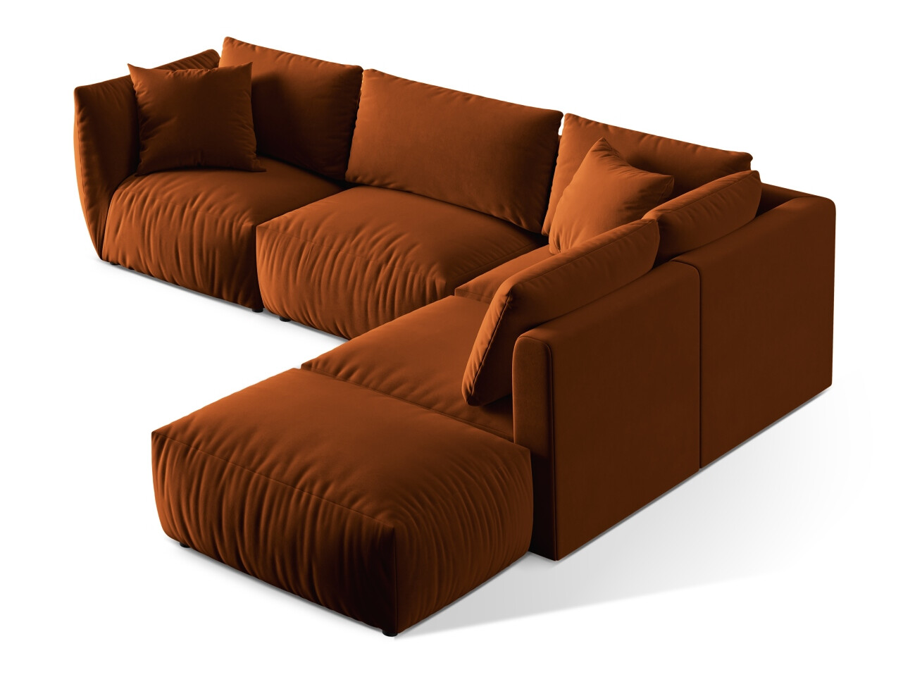 Modulares Ecksofa Ruvmone 108 (Casino Terracota)