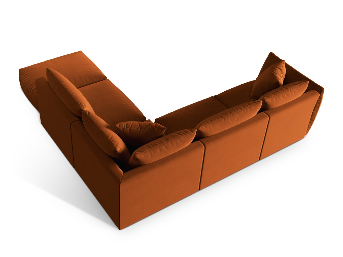 Modulares Ecksofa Ruvmone 108 (Casino Terracota)