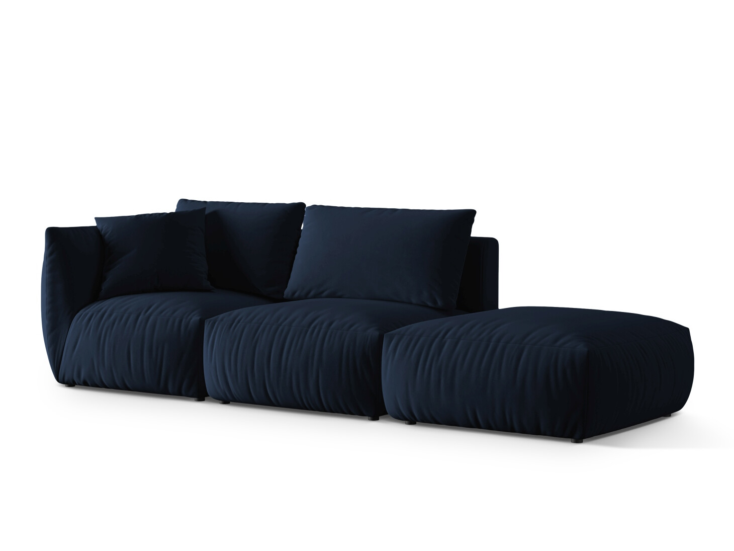 Modulares Sofa Ruvmone 105 (Casino Deep Blue)