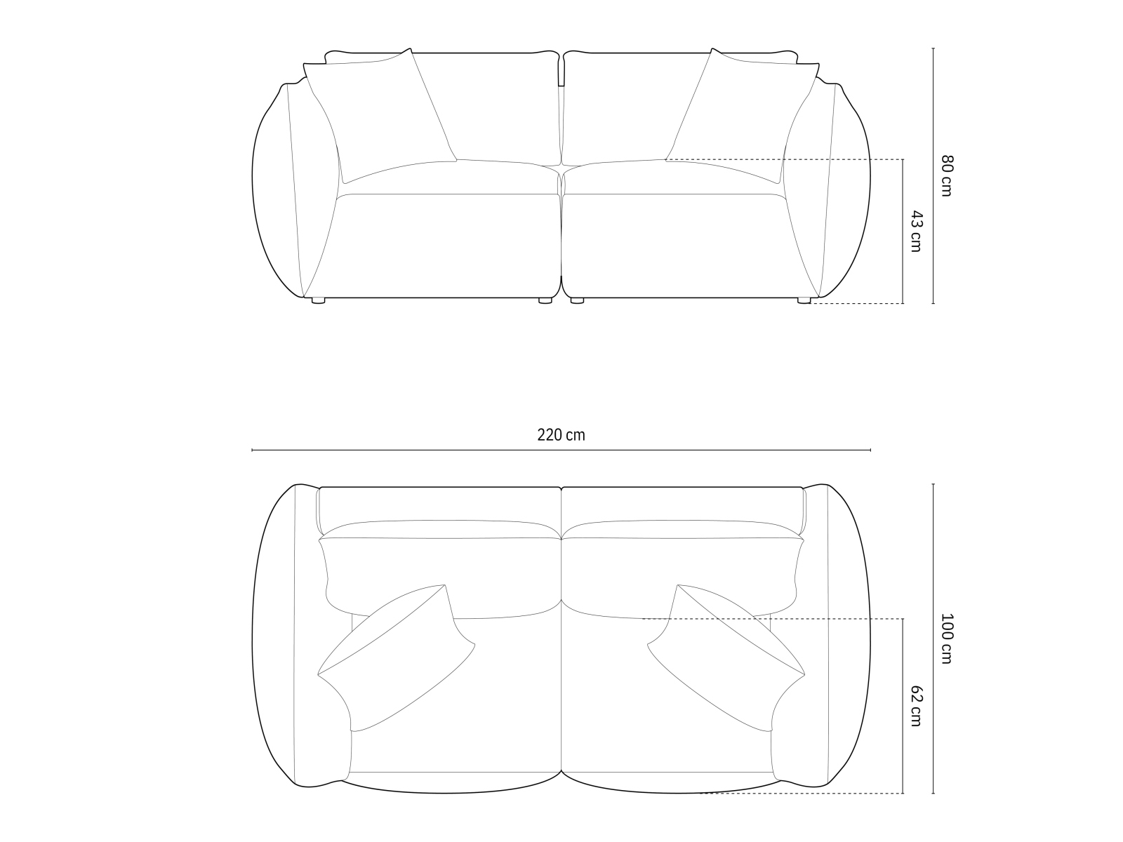 Modulares Sofa Ruvmone 106 (Casino Lion)