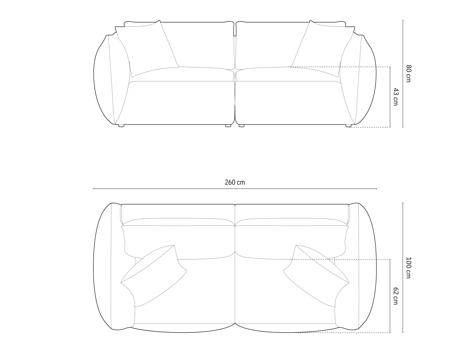 Modulares Sofa Ruvmone 107 (Casino Pearl)