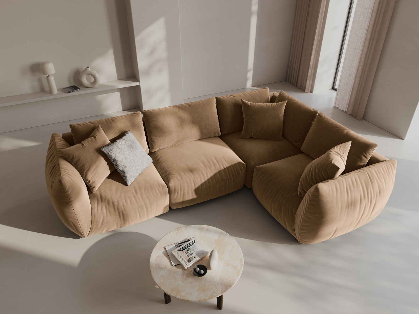 Modulares Ecksofa Ruvmone 109 (Casino Lion)