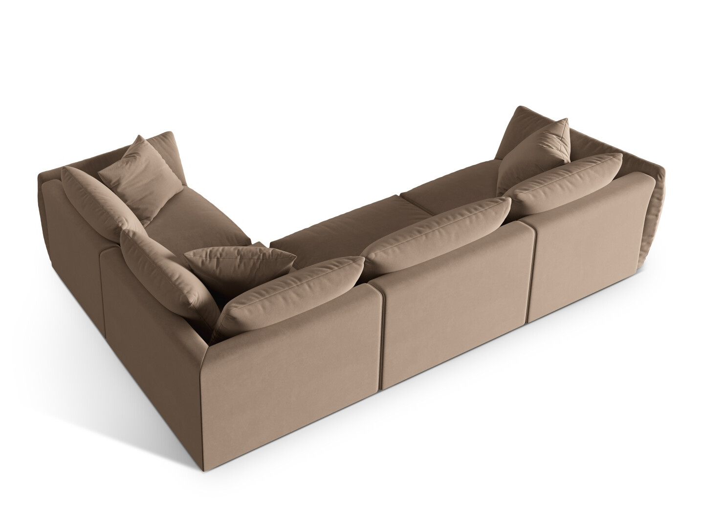 Modulares Ecksofa Ruvmone 109 (Casino Taupe)