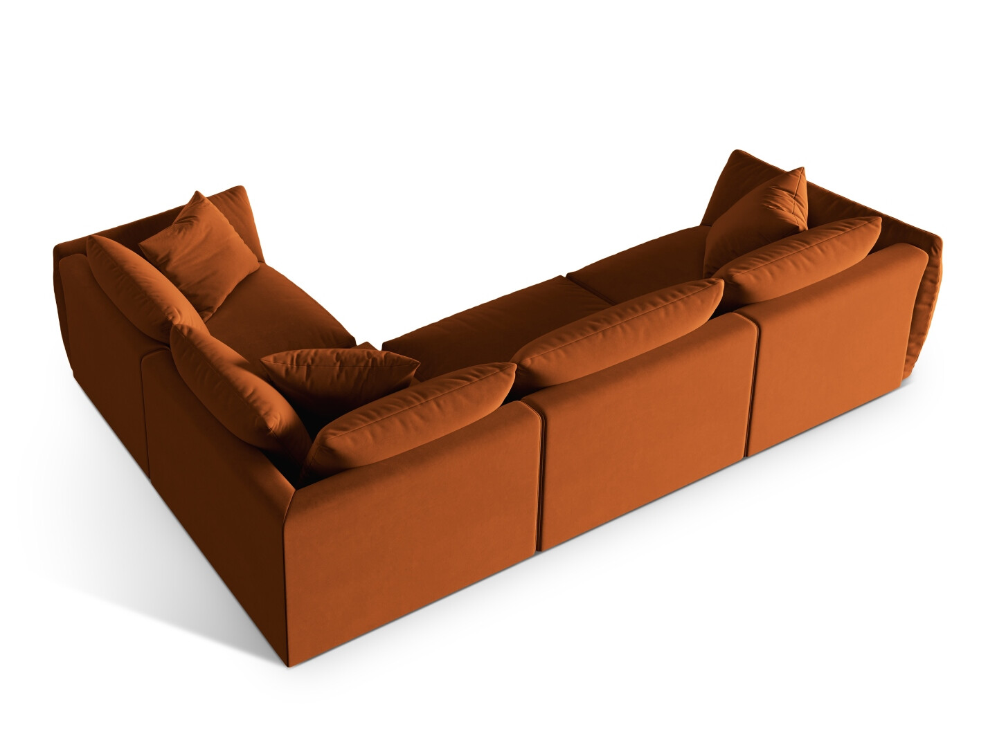 Modulares Ecksofa Ruvmone 109 (Casino Terracota)