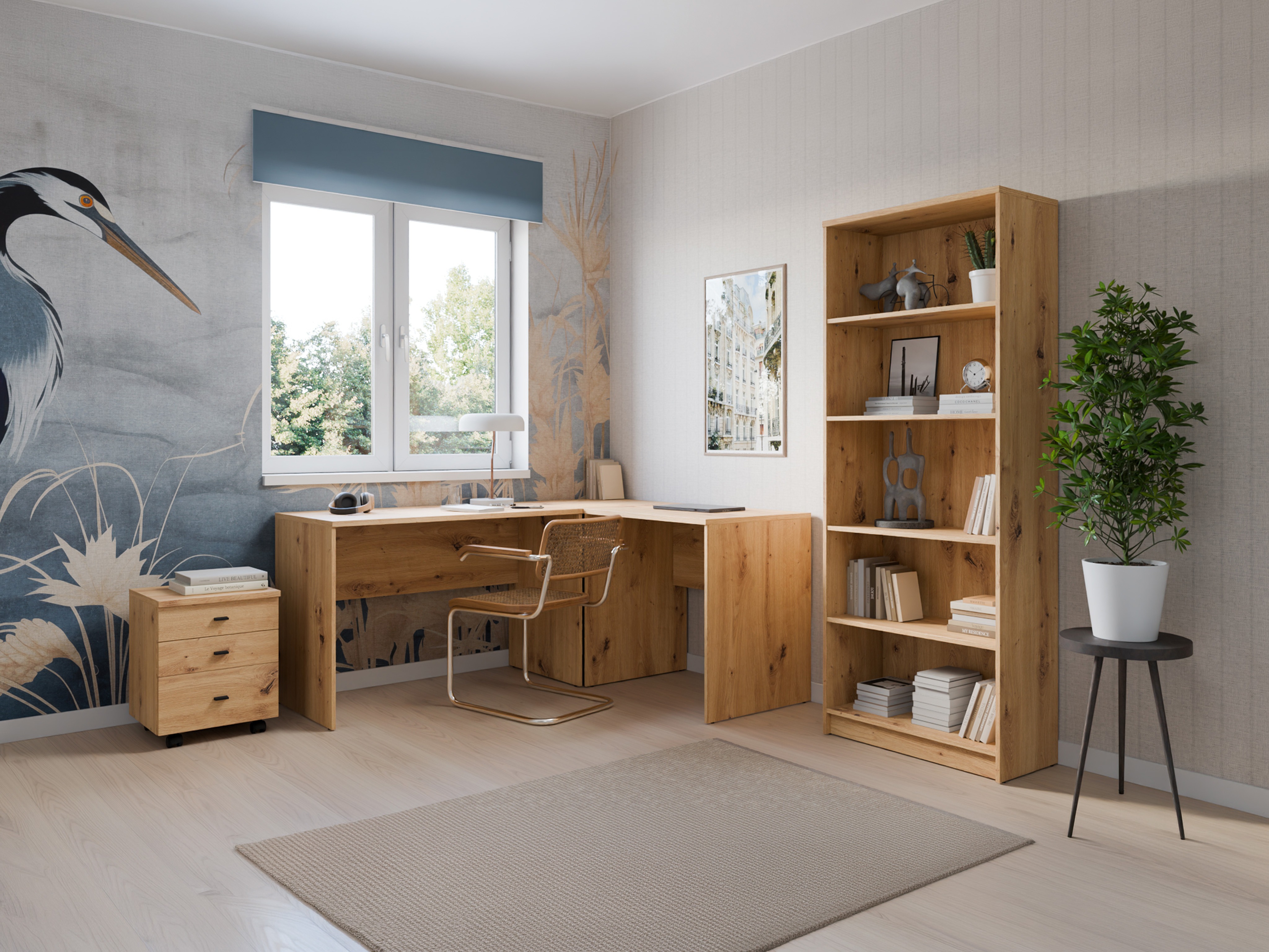 Schubladenblock Fiofive 109 (Artisan Eichenholzoptik)
