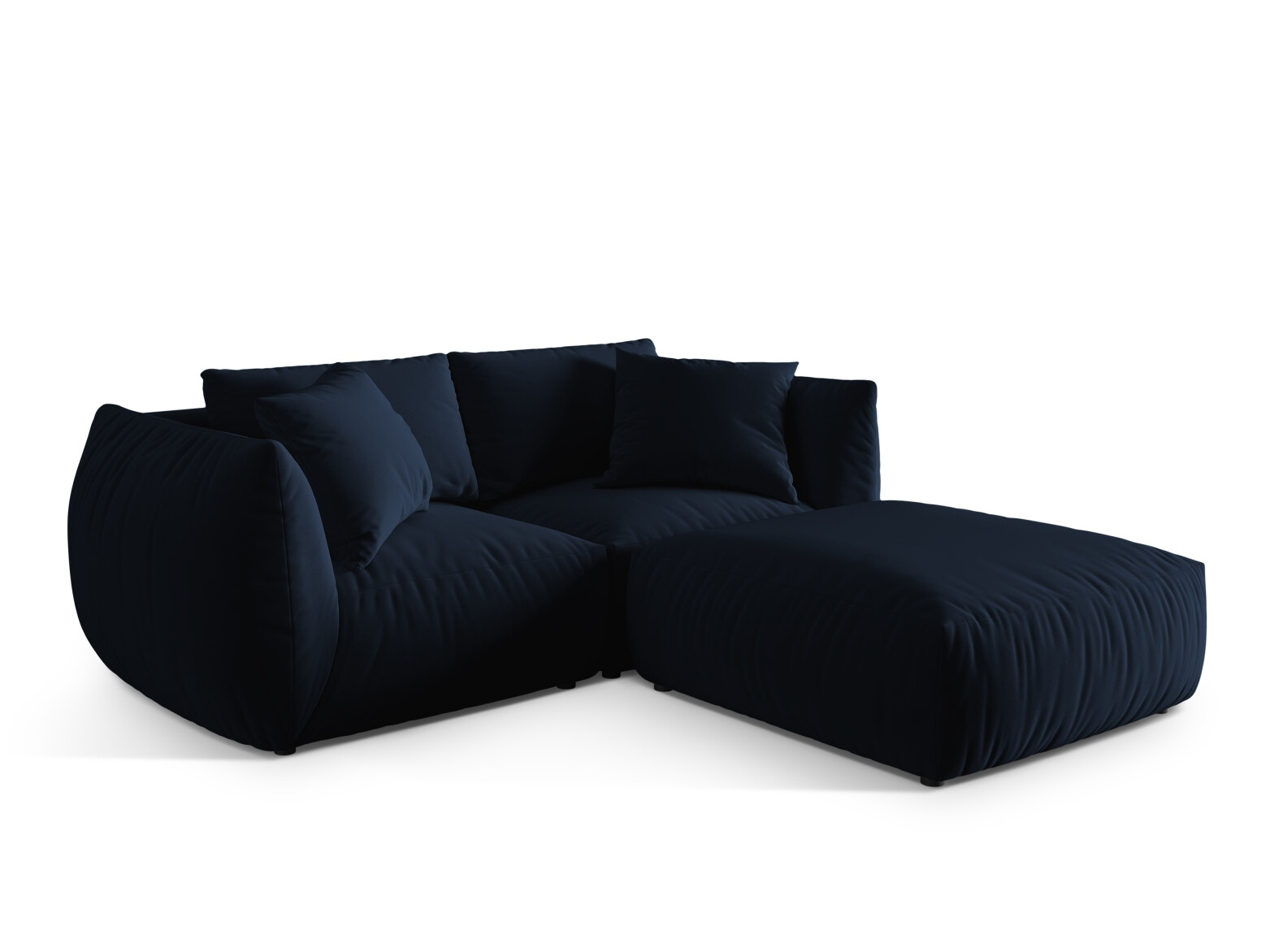 Modulares Ecksofa Ruvmone 110 (Casino Deep Blue)