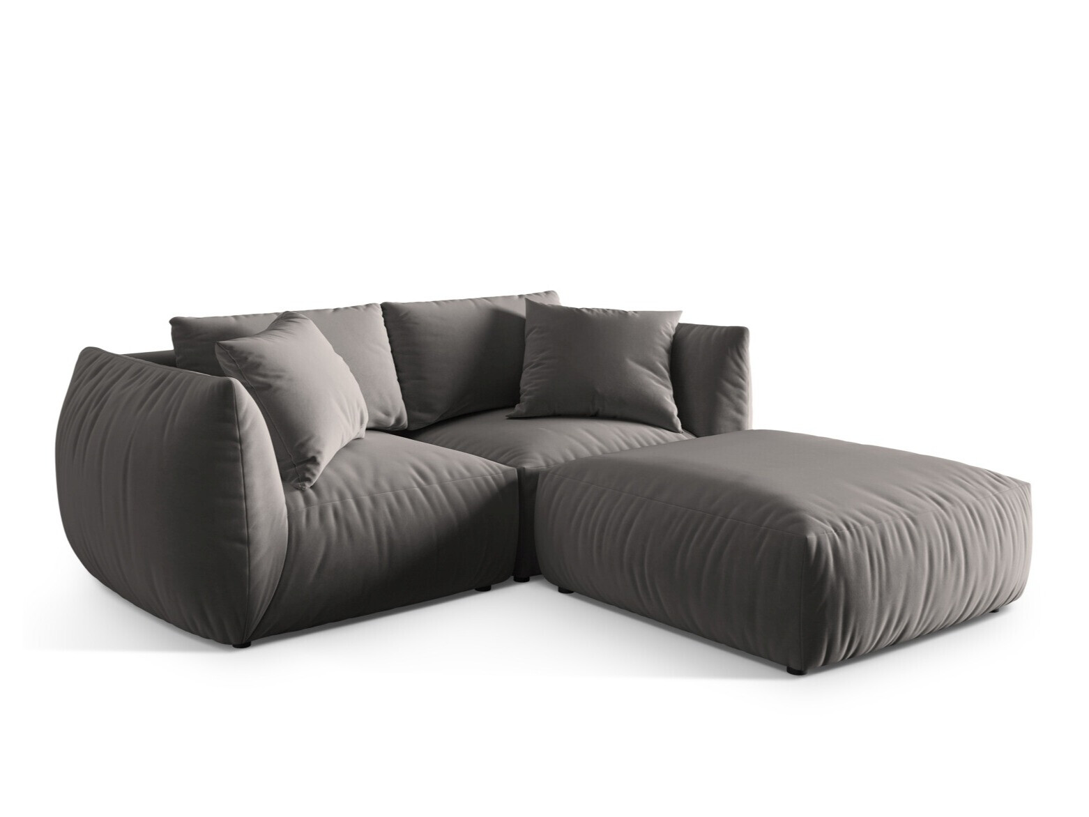 Modulares Ecksofa Ruvmone 110 (Casino Stone)