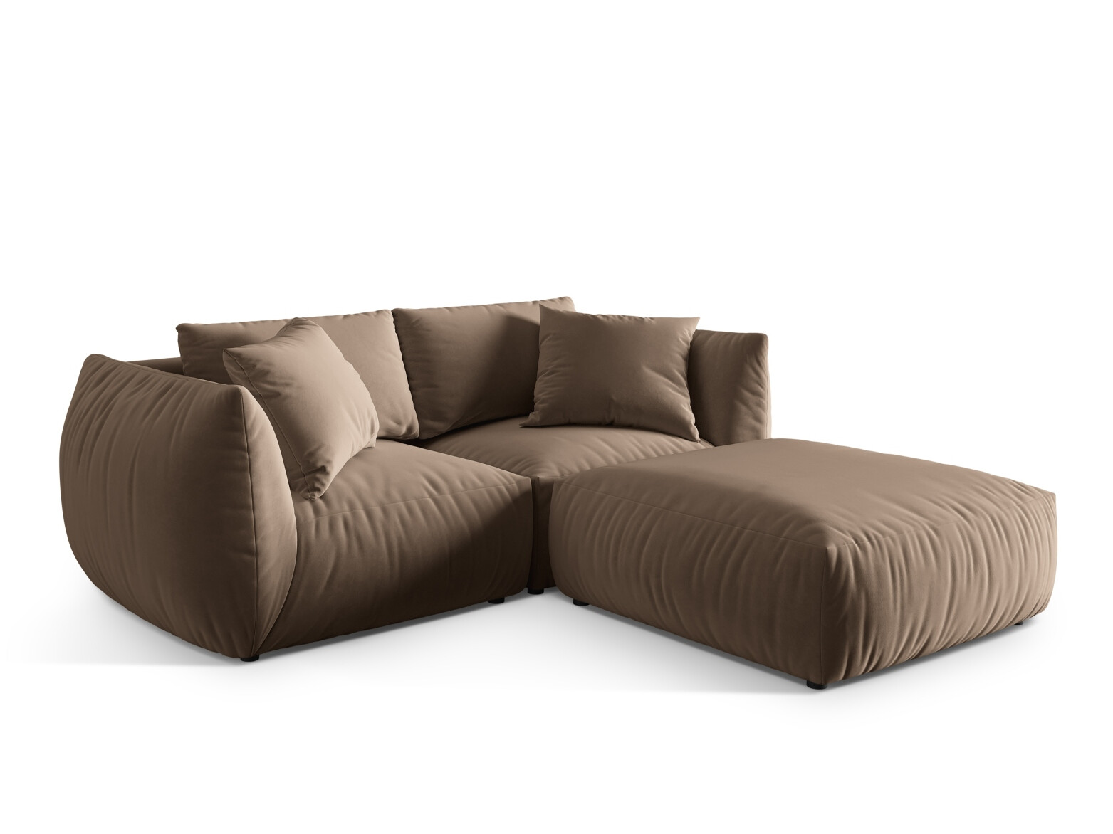 Modulares Ecksofa Ruvmone 110 (Casino Taupe)