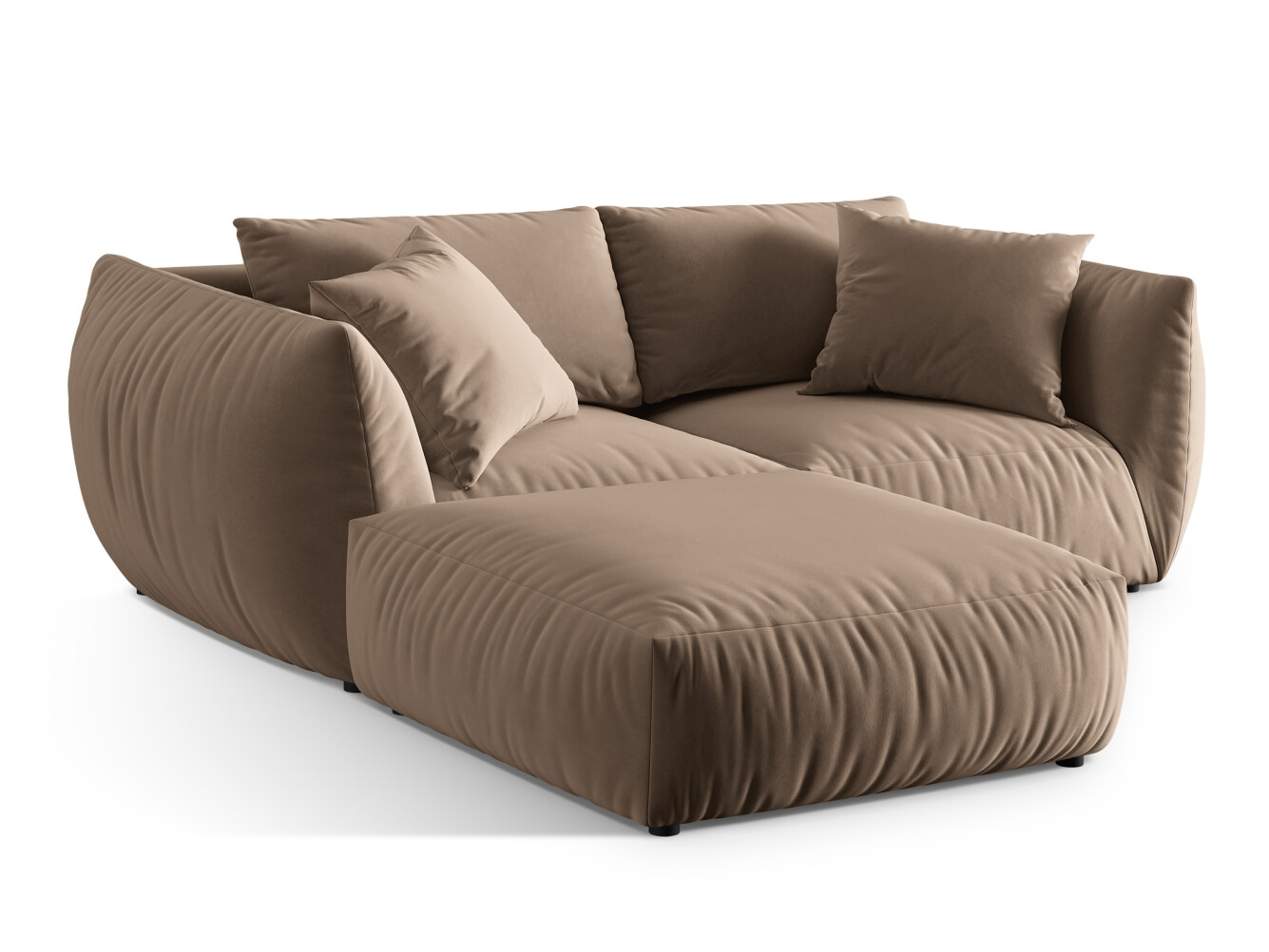 Modulares Ecksofa Ruvmone 110 (Casino Taupe)
