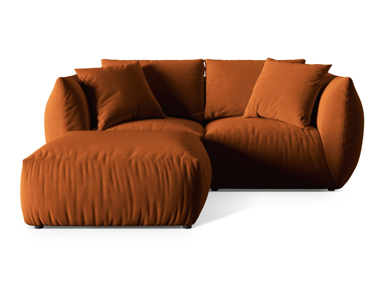 Modulares Ecksofa Ruvmone 110 (Casino Terracota)