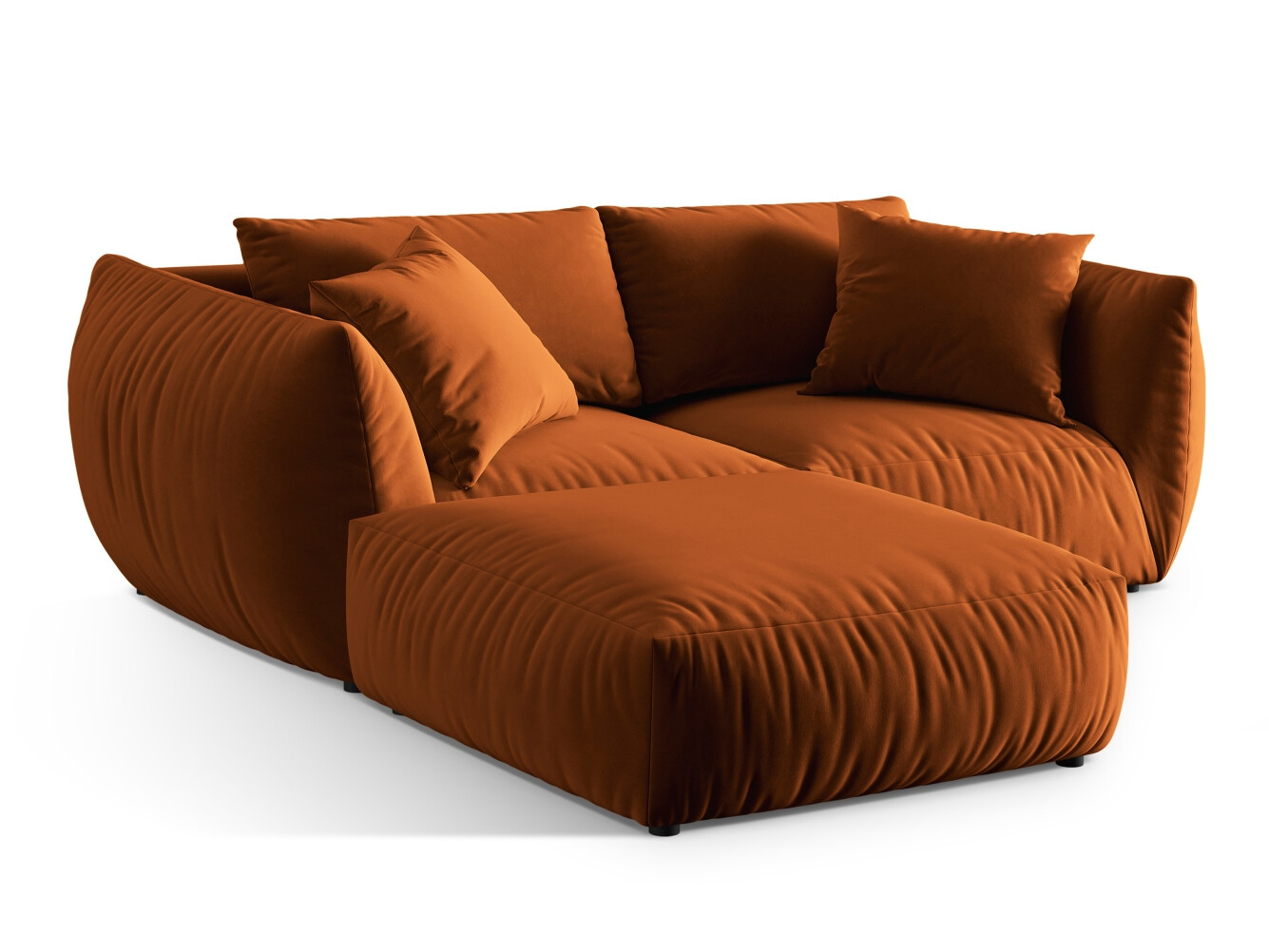 Modulares Ecksofa Ruvmone 110 (Casino Terracota)