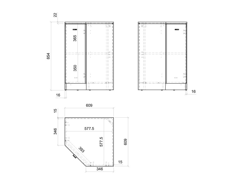 Eckschrank Fiofive 118
