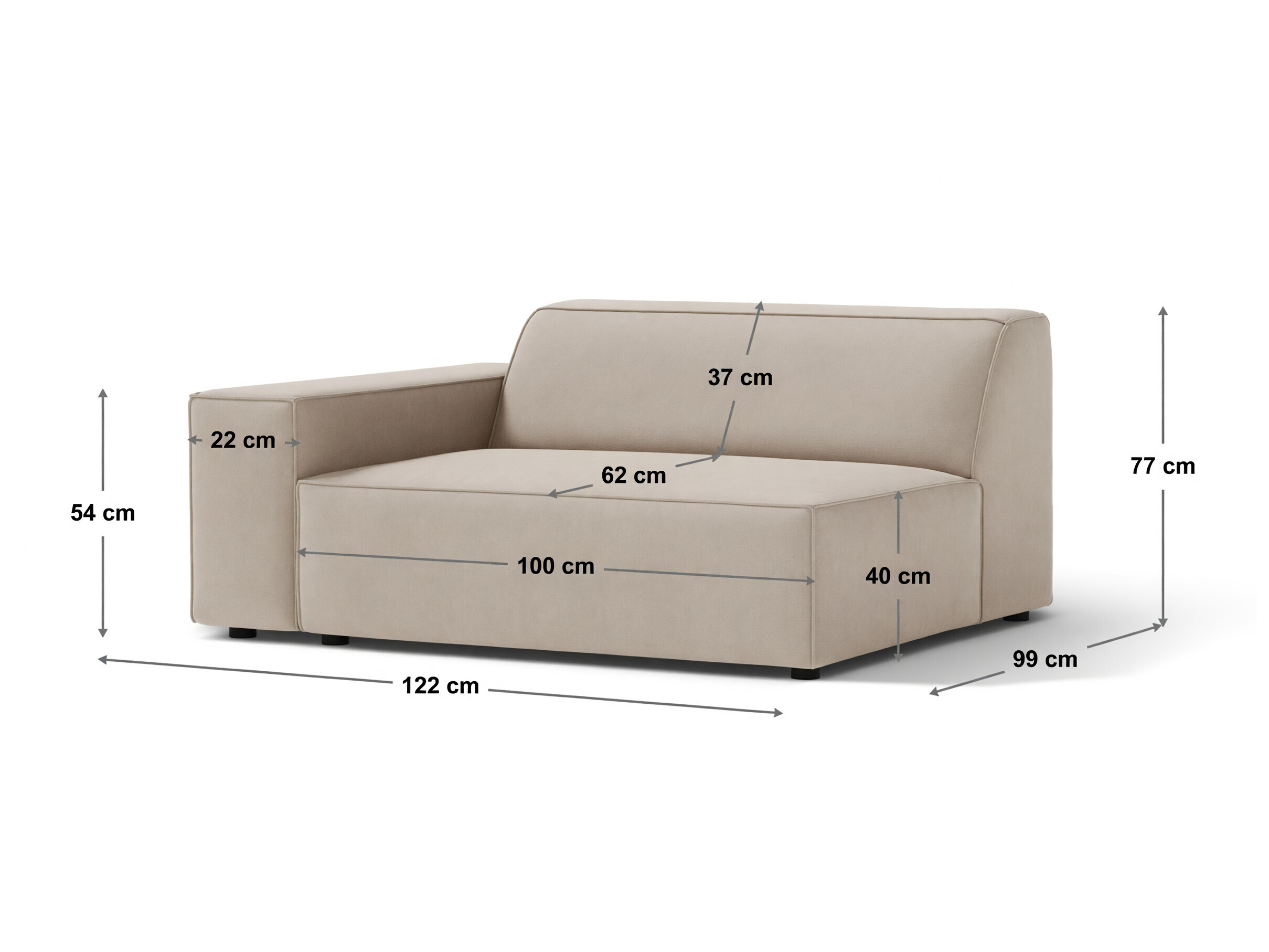 Modulare Sitzgruppe Lomcalu 126 (Bluvel 30)