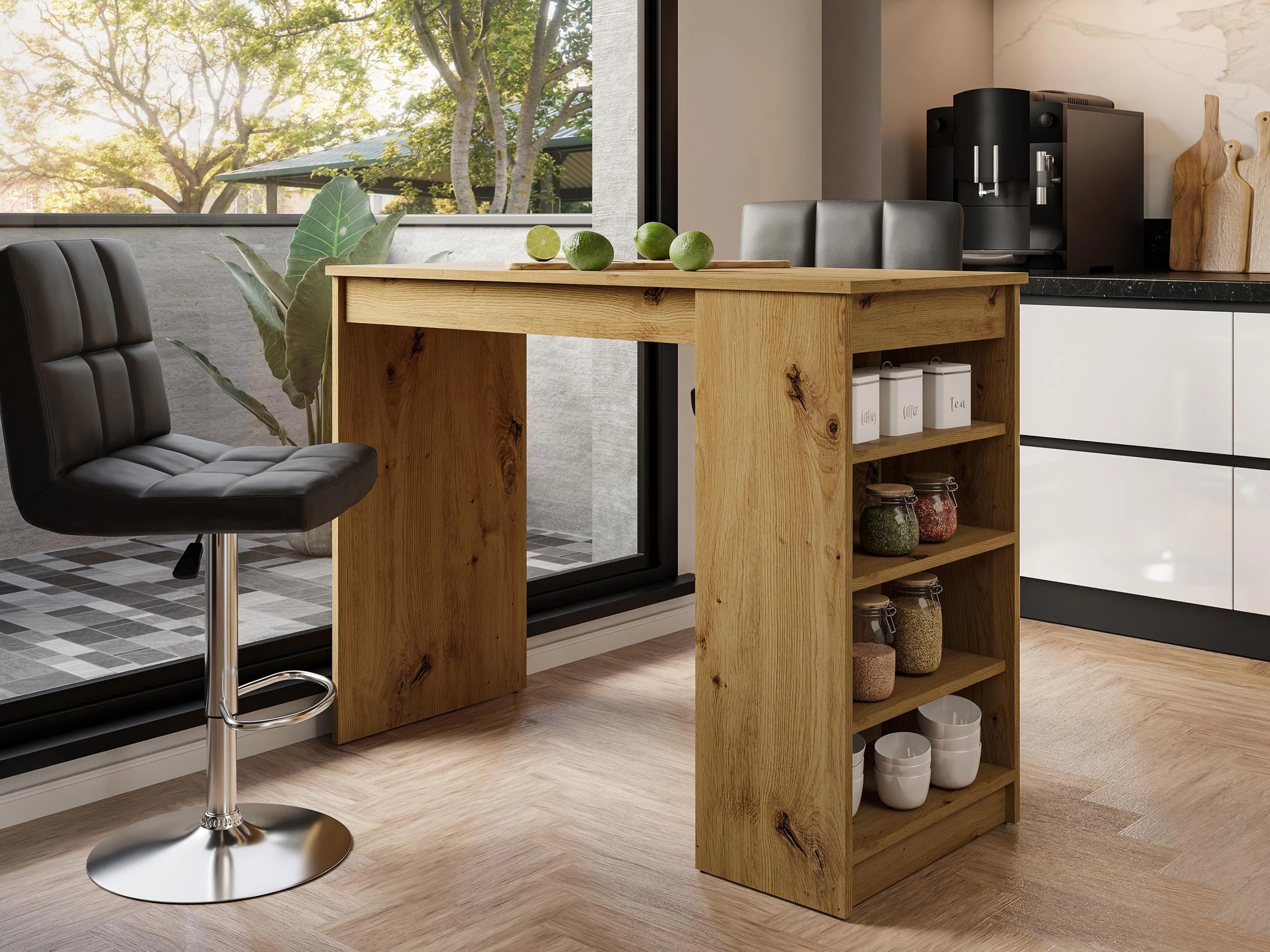 Bartisch Comfivo Cedrus (Artisan Eichenholzoptik)