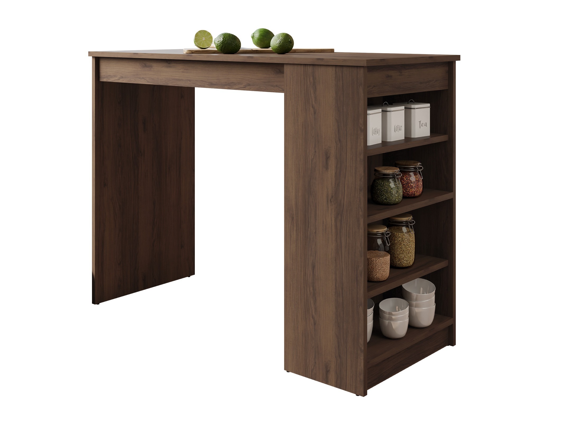 Bartisch Comfivo Cedrus (Walnussholzoptik)