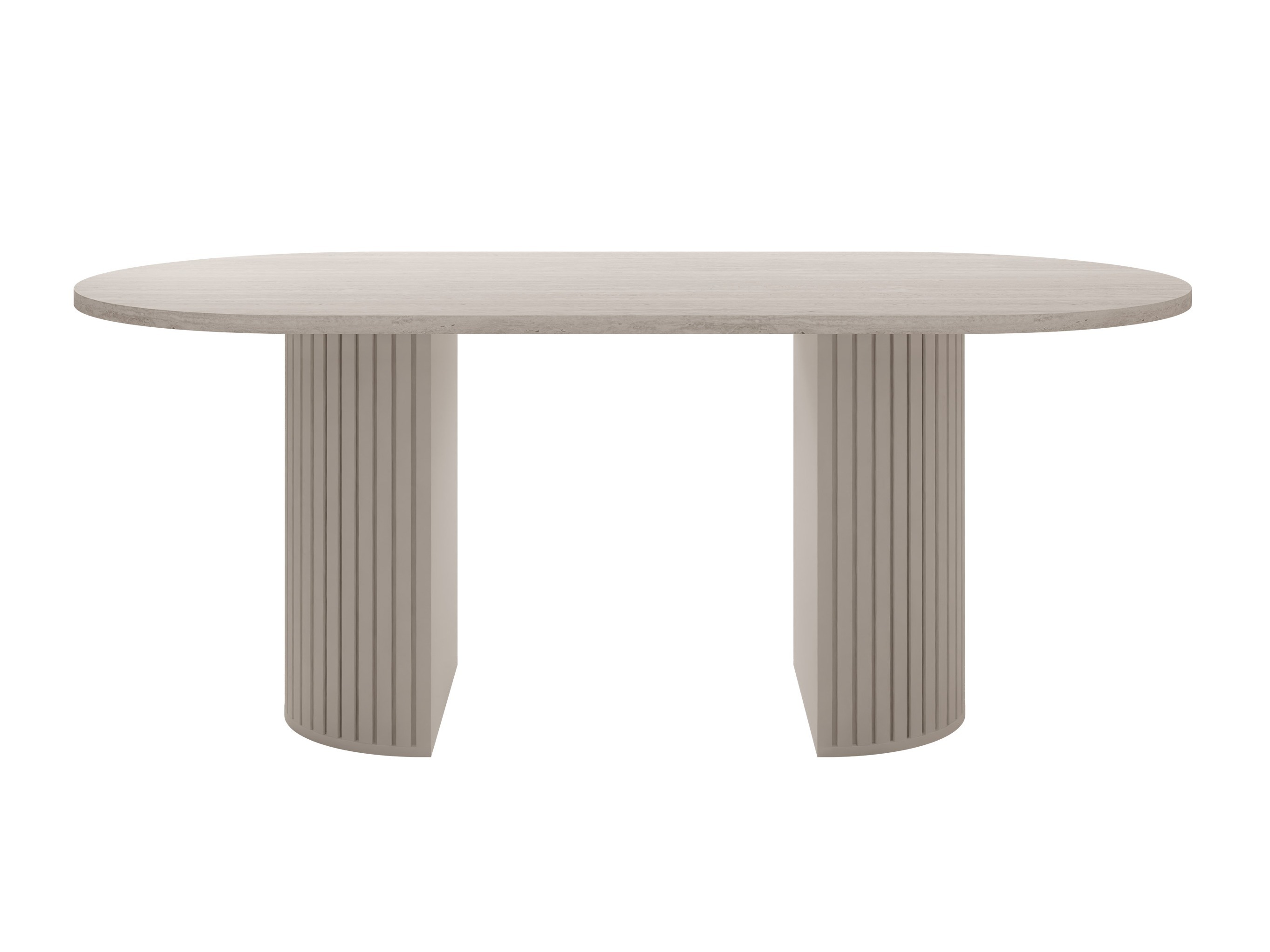 Tisch Comfivo Ulma (Heller Travertin + Beige)