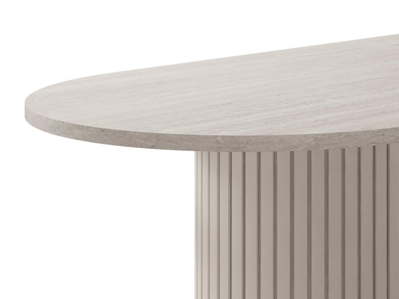 Tisch Comfivo Ulma (Heller Travertin + Beige)