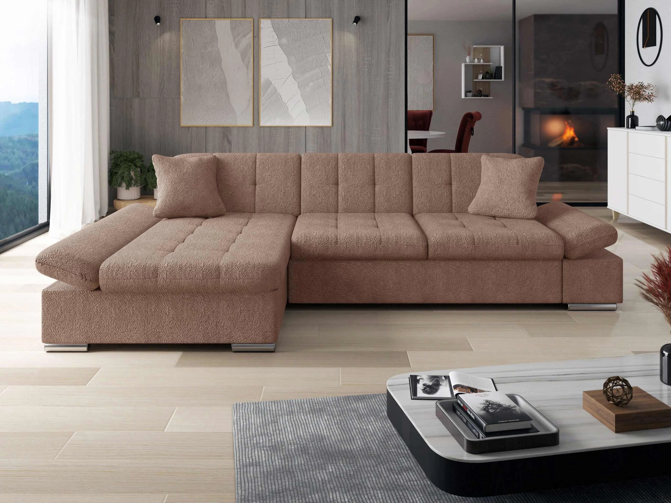 Ecksofa Comfivo Sanitas I (Coral 45)