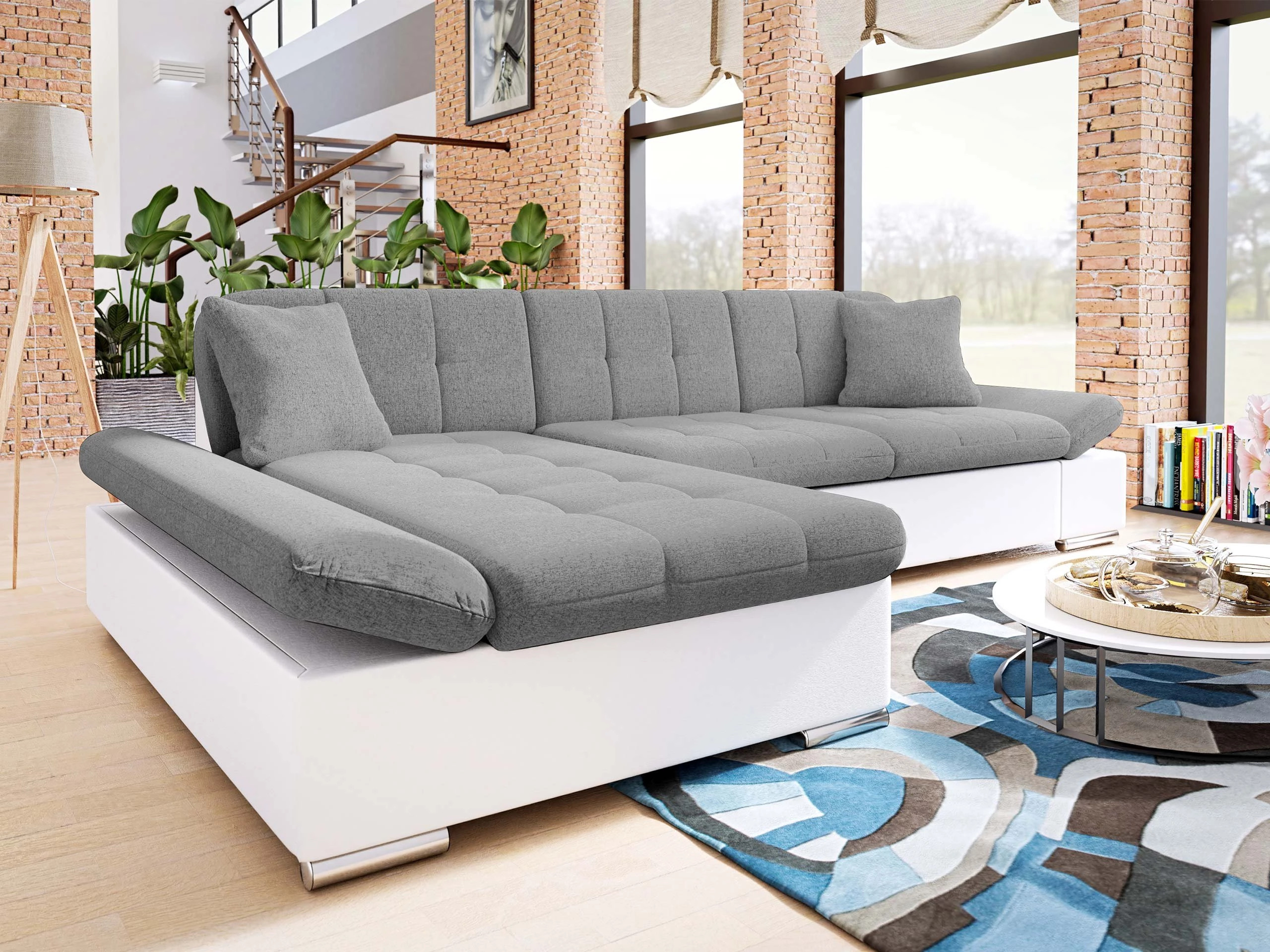 Ecksofa Comfivo Sanitas I (Soft 017 + Soul 17)