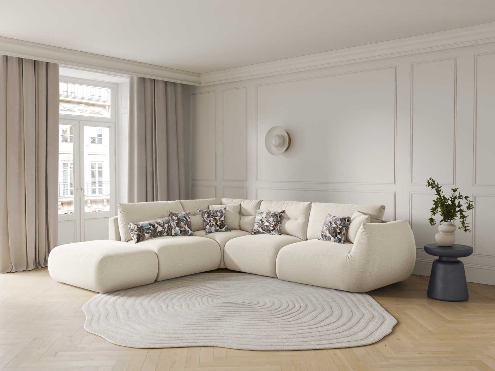 Ecksofa Felmeli 102 (Wind 02)