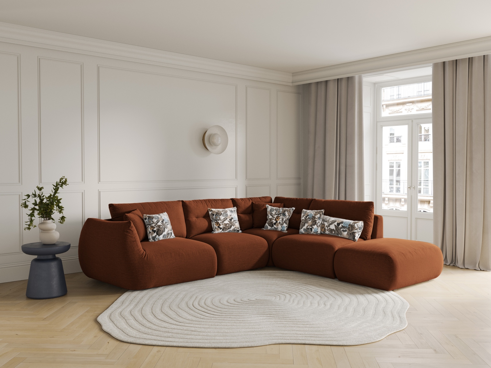 Ecksofa Felmeli 102 (Wind 56)