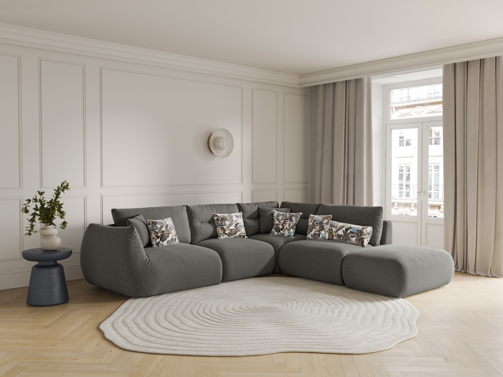Ecksofa Felmeli 102 (Wind 89)