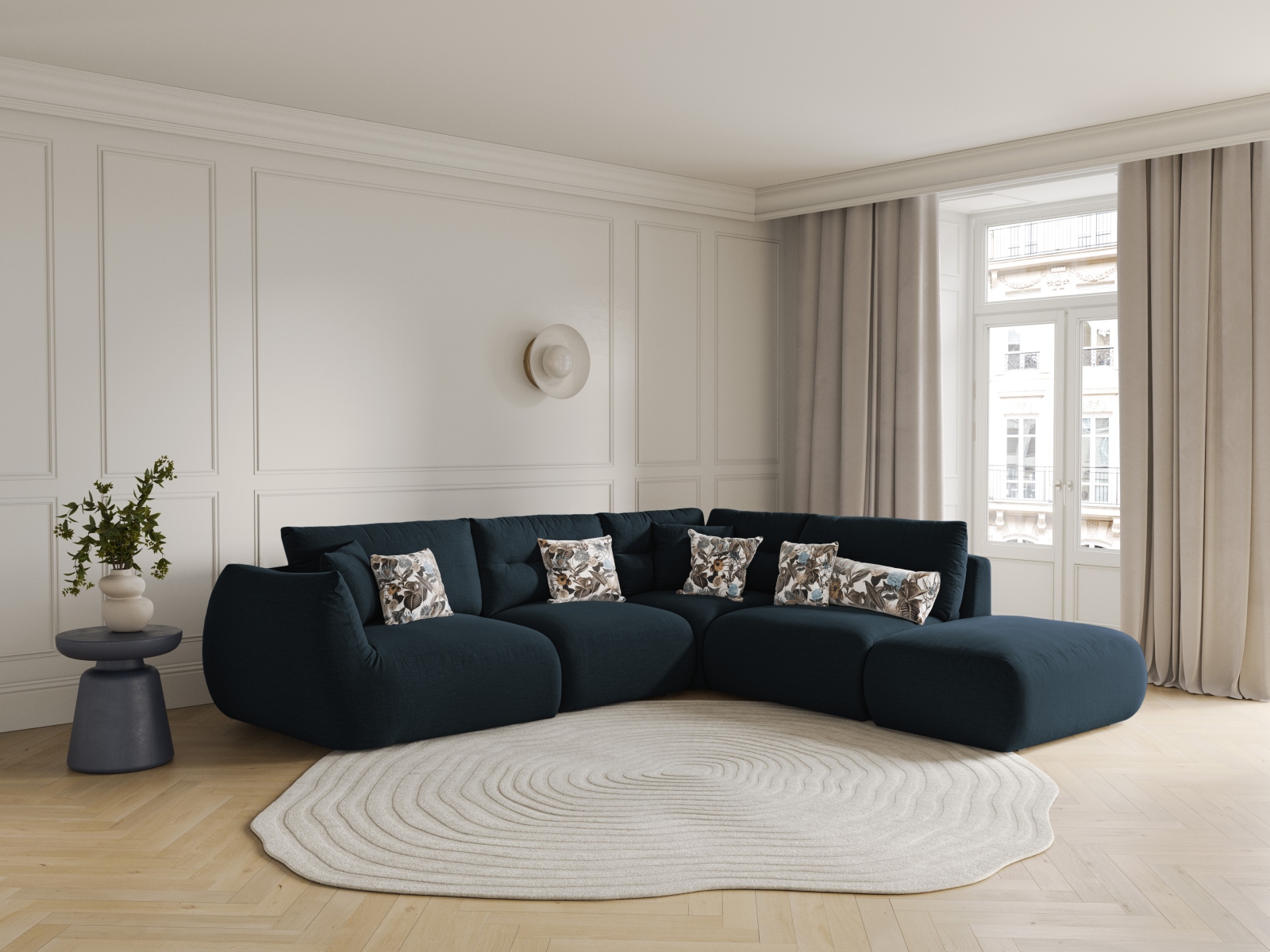 Ecksofa Felmeli 102 (Wind 77)