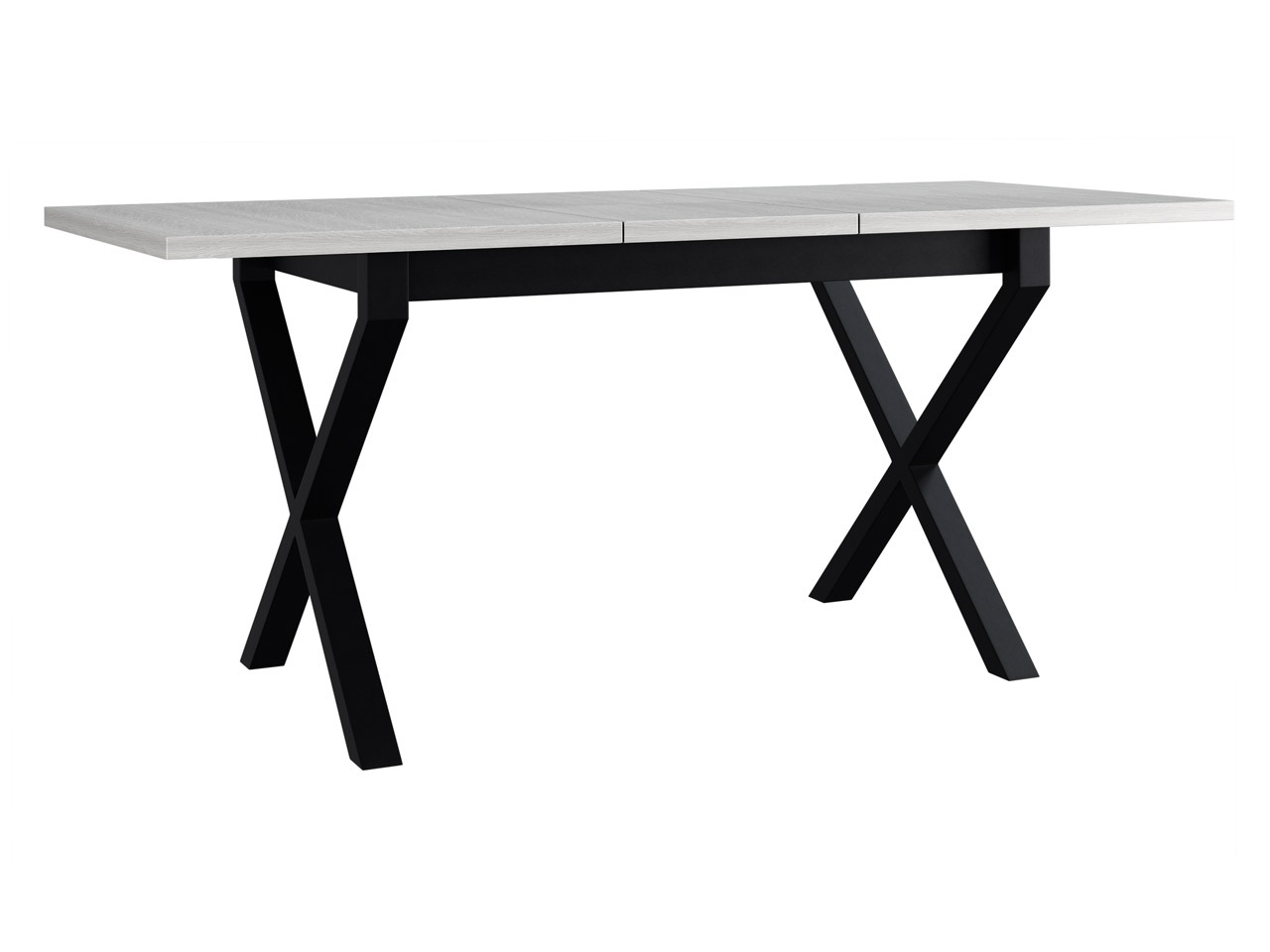 Tisch Victorville 300 (Weiß + Schwarz)