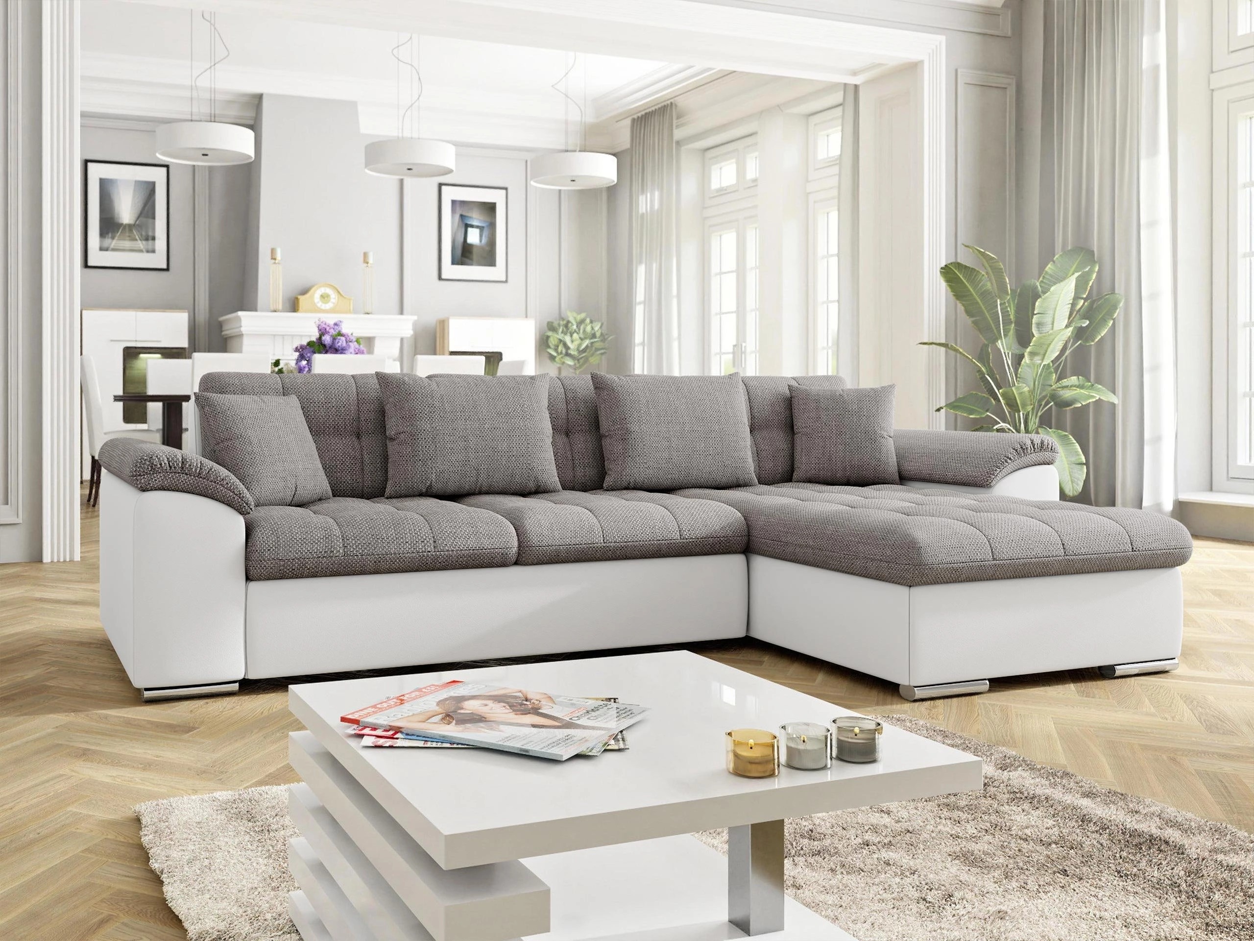 Ecksofa Comfivo Mica (Soft 017 + Lawa 05)