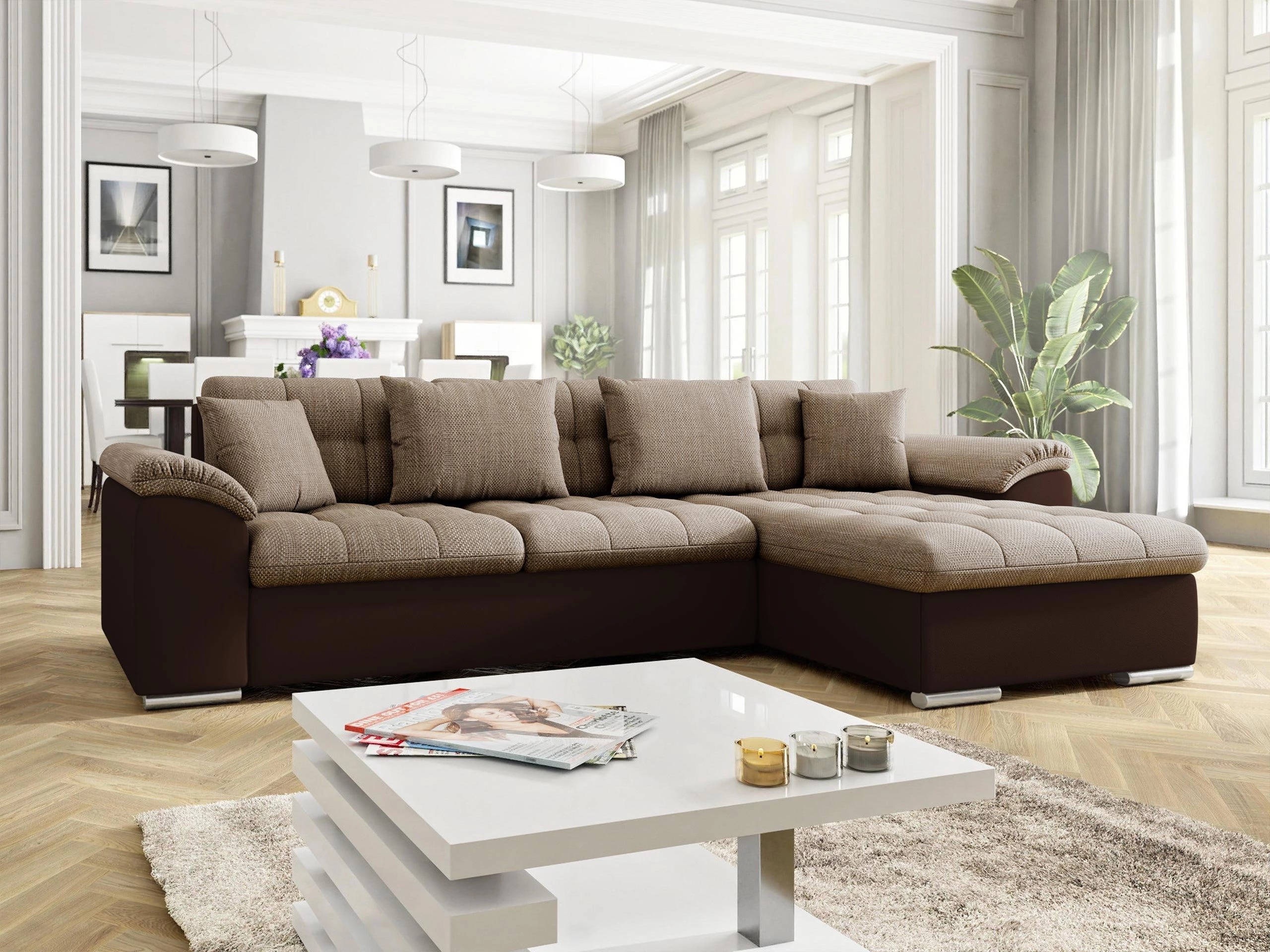 Ecksofa Comfivo Mica (Soft 066 + Lawa 02)
