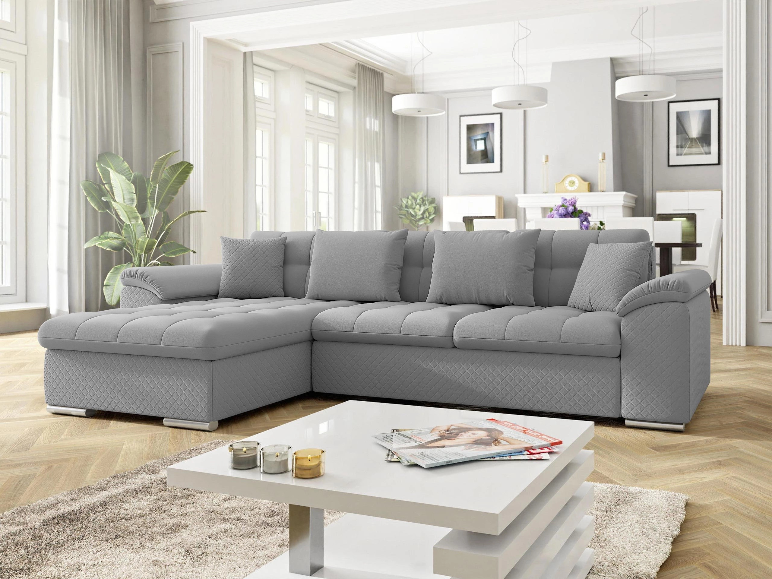 Ecksofa Comfivo Mica (Uttario Velvet 2972-U03 + Uttario Velvet 2972)