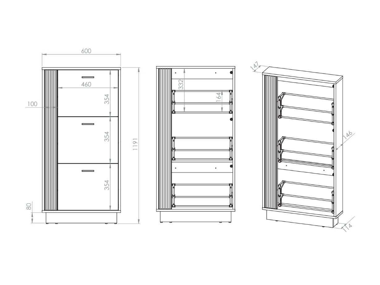 Schuhschrank Revcire 112