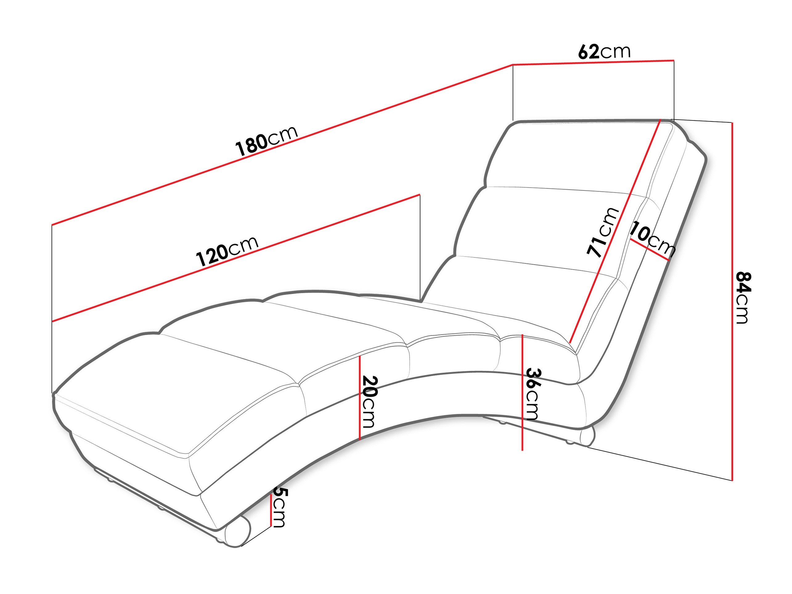 Chaiselongue Comfivo Pirum (Kronos 06 + Poso 06)