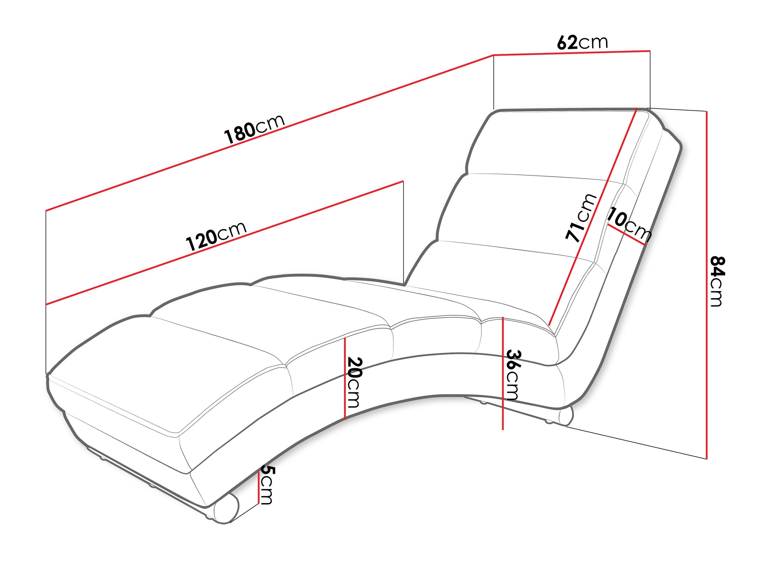 Chaiselongue Comfivo Pirum (Paros 03 + Poso 03)