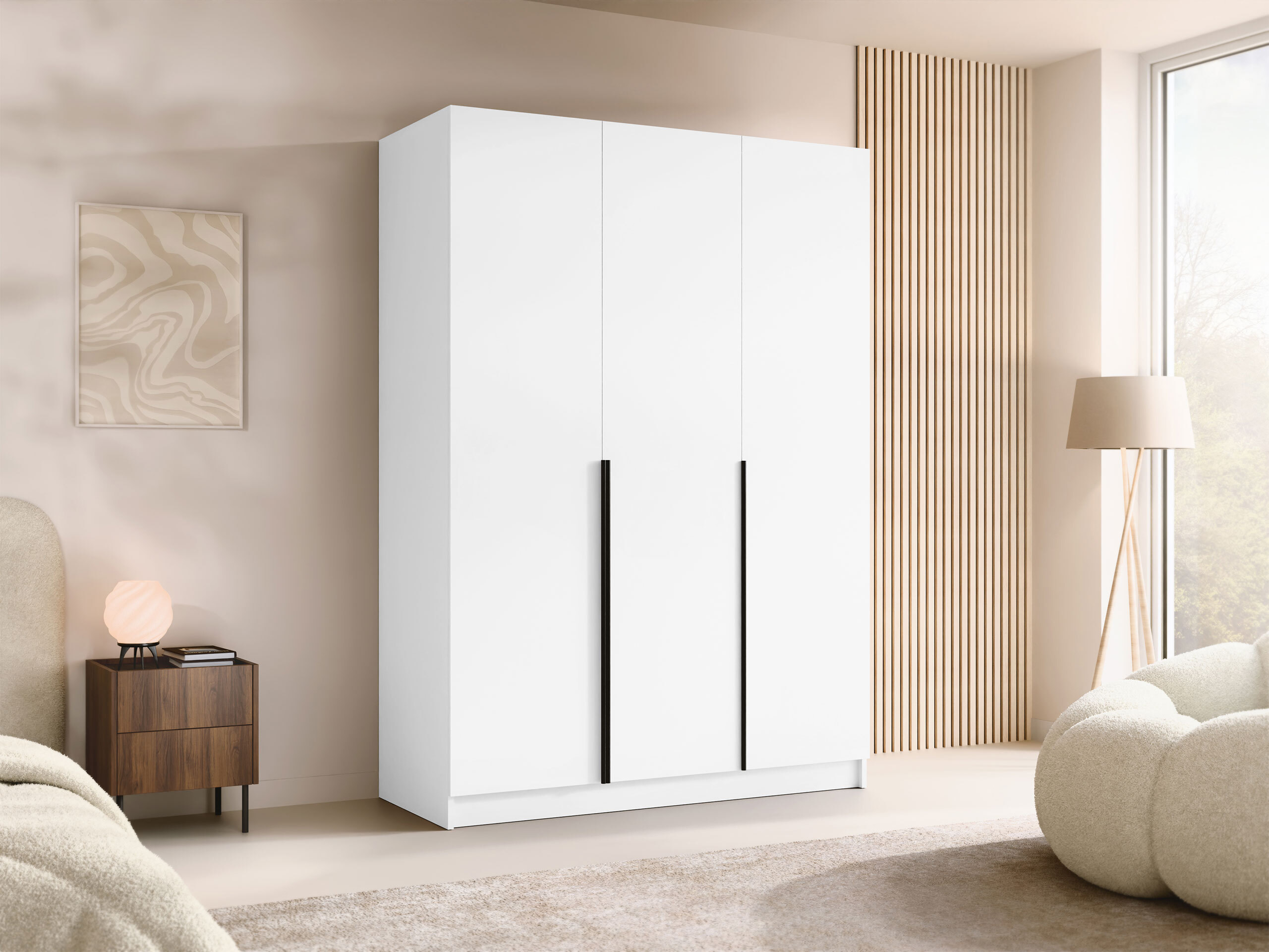 Kleiderschrank Closico Decoron I (Weiß)