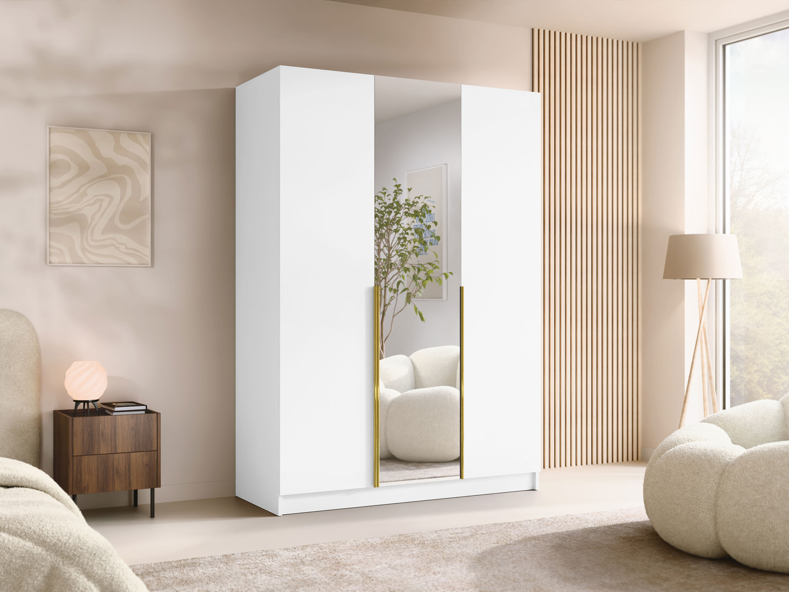 Kleiderschrank Closico Decoron II (Weiß)