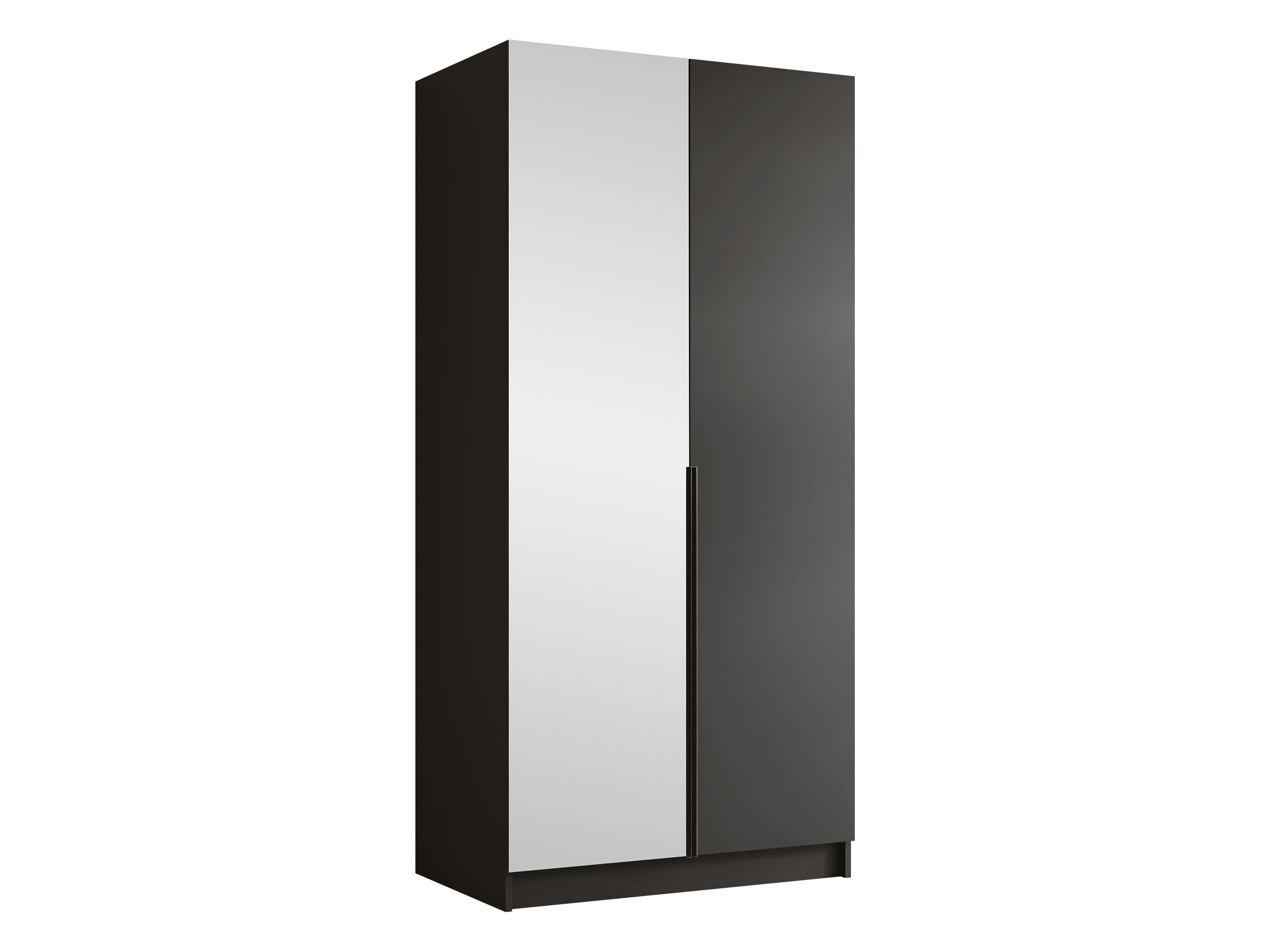 Kleiderschrank Closico Staton II (Schwarz)