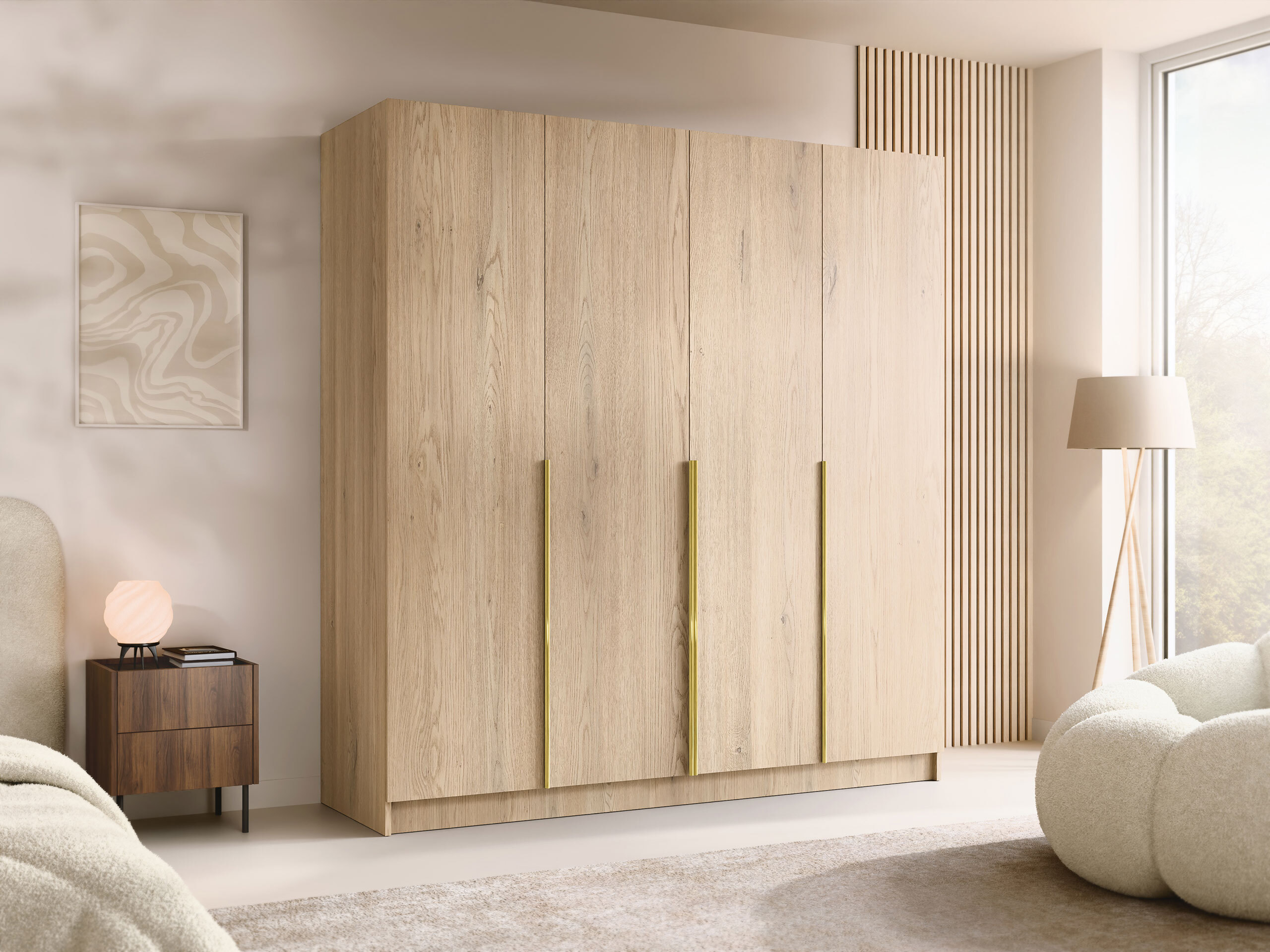 Kleiderschrank Closico Navor I (Eiche Cremona)