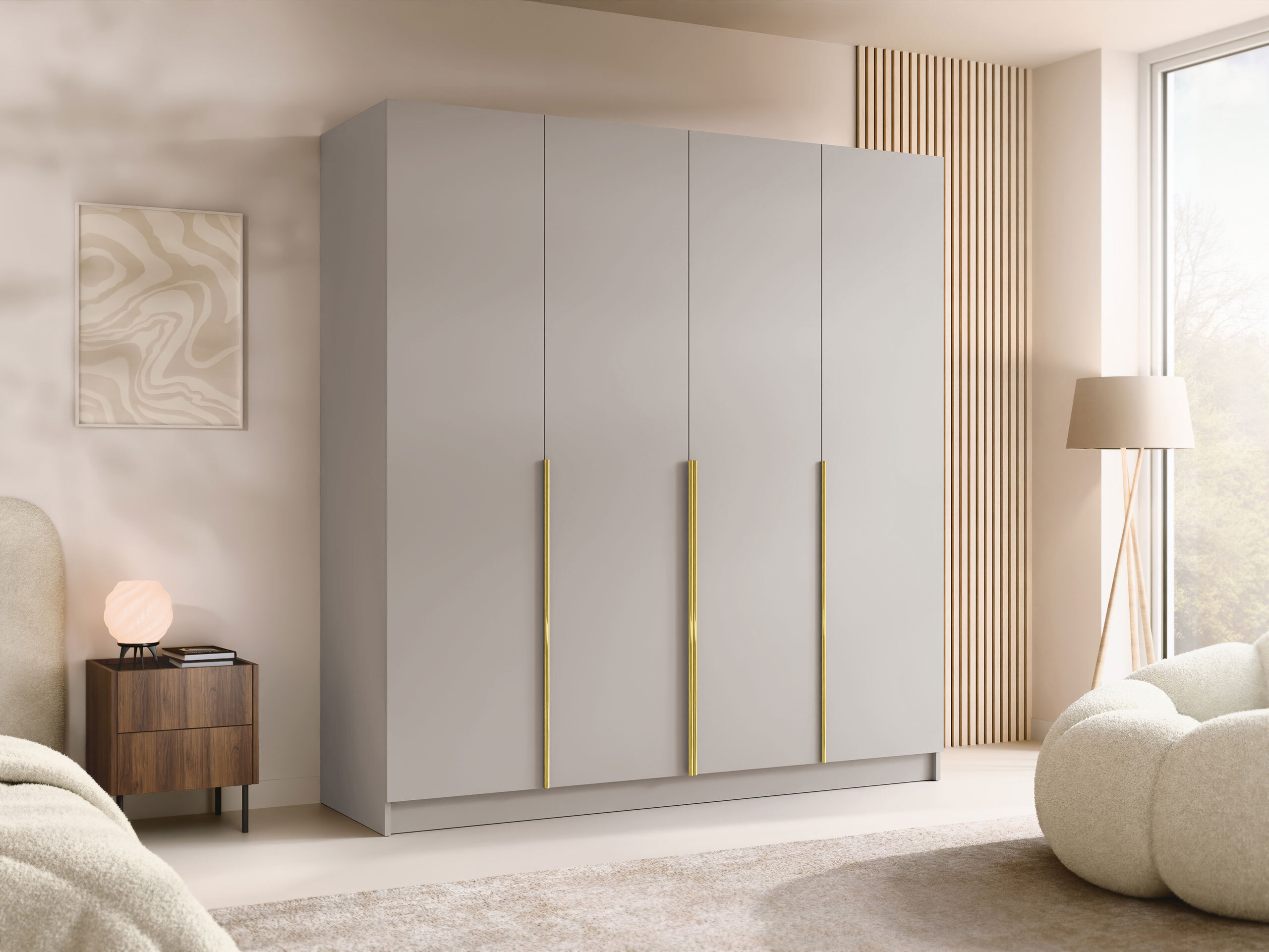 Kleiderschrank Closico Navor I (Kaschmir)