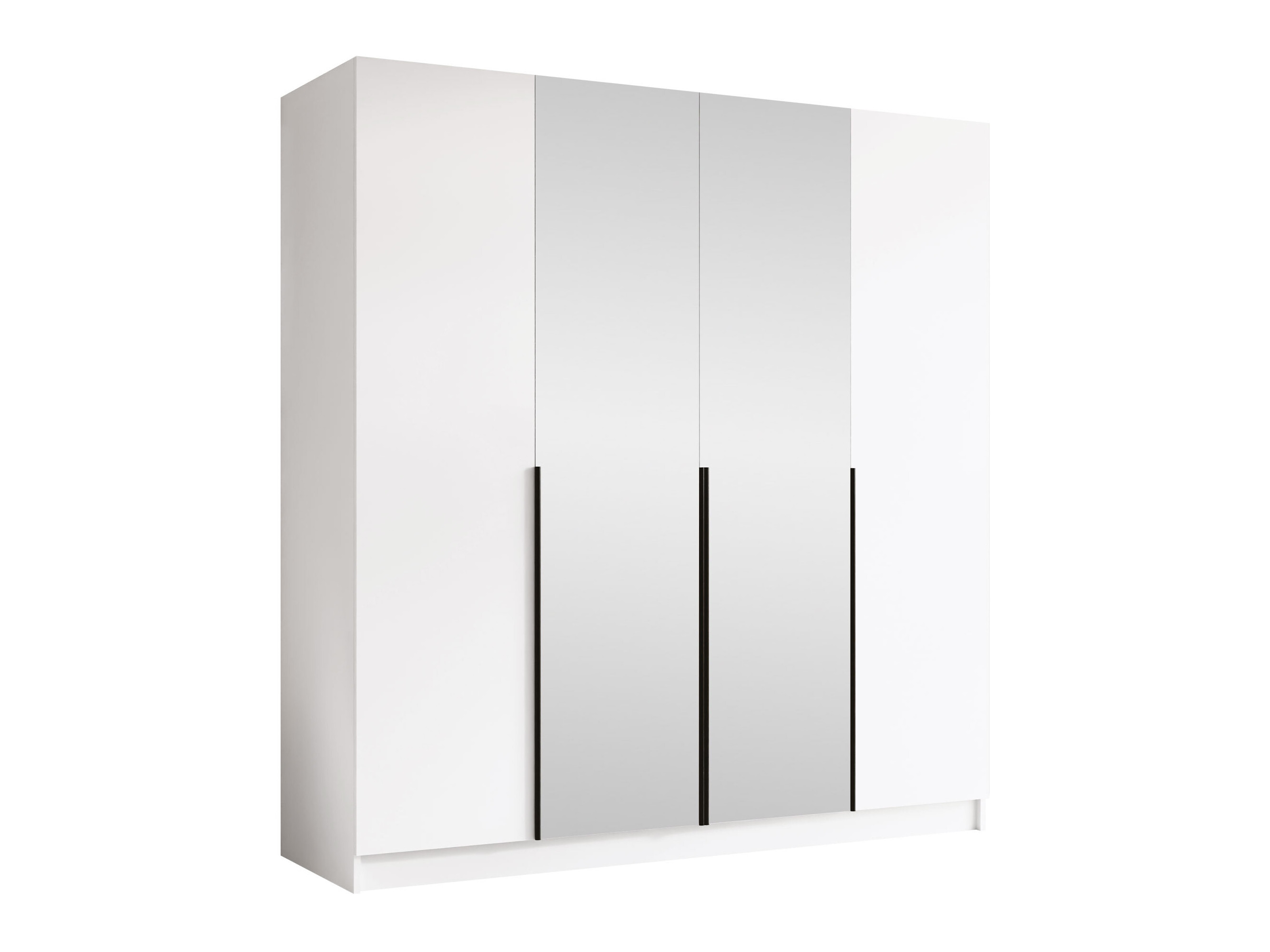 Kleiderschrank Closico Navor II (Weiß)