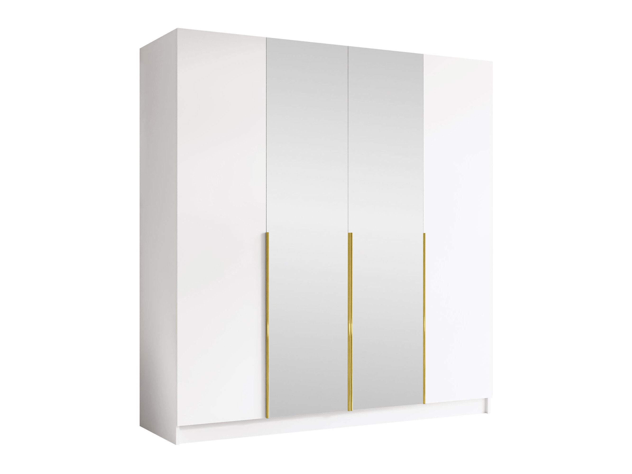 Kleiderschrank Closico Navor II (Weiß)