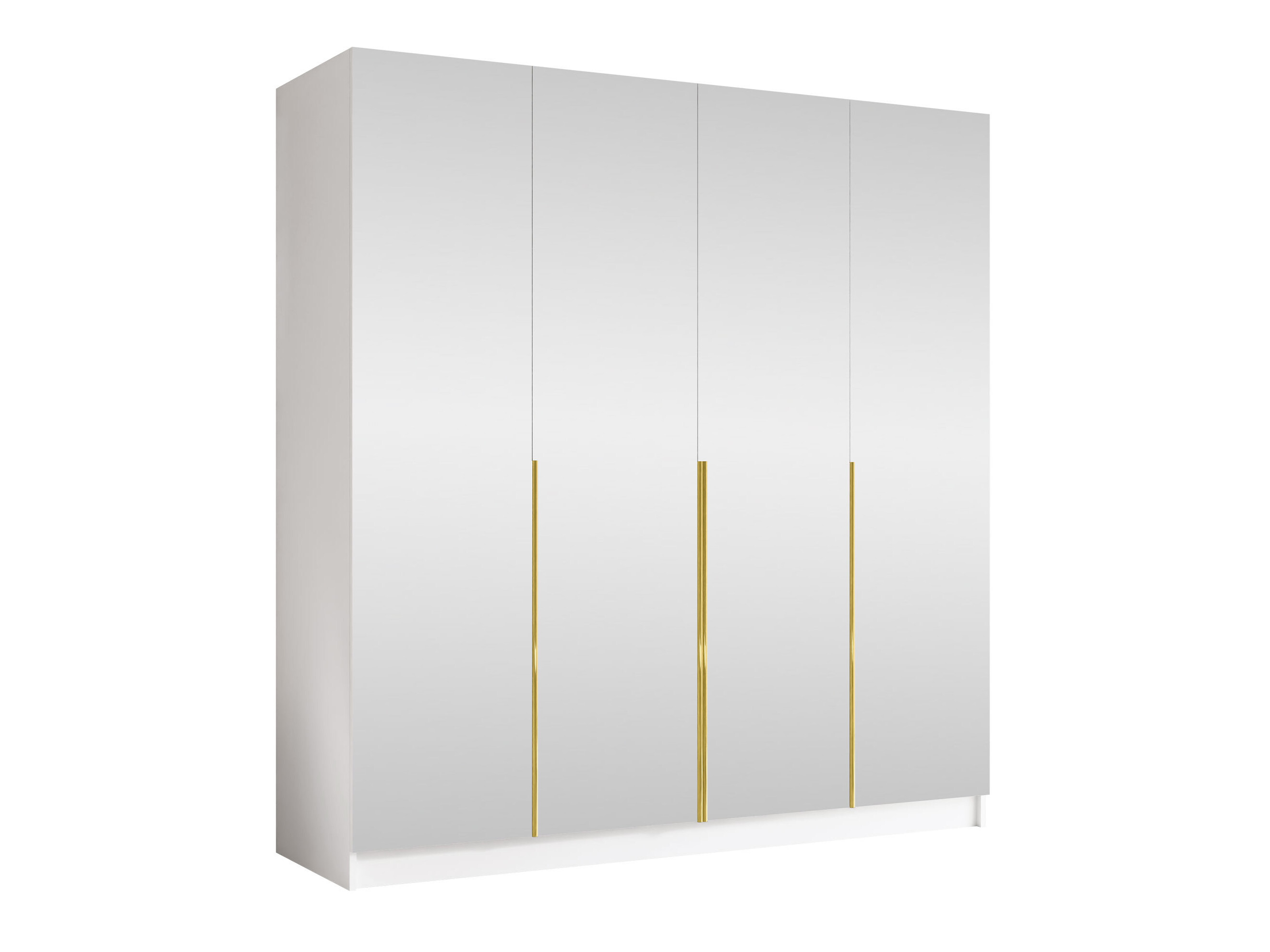 Kleiderschrank Closico Navor III (Weiß)