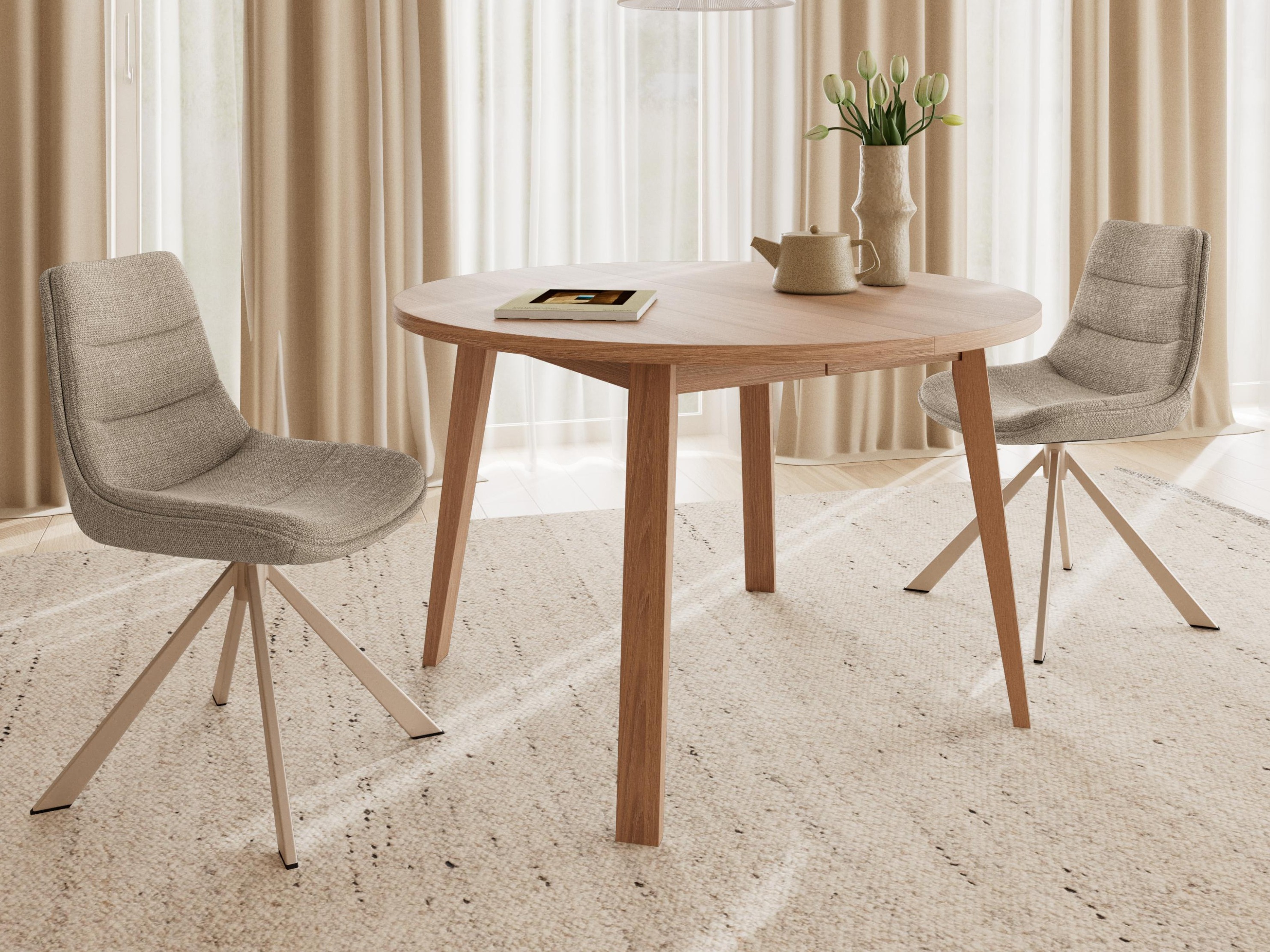Tisch Norsica Albene 105 (Helles Holz)