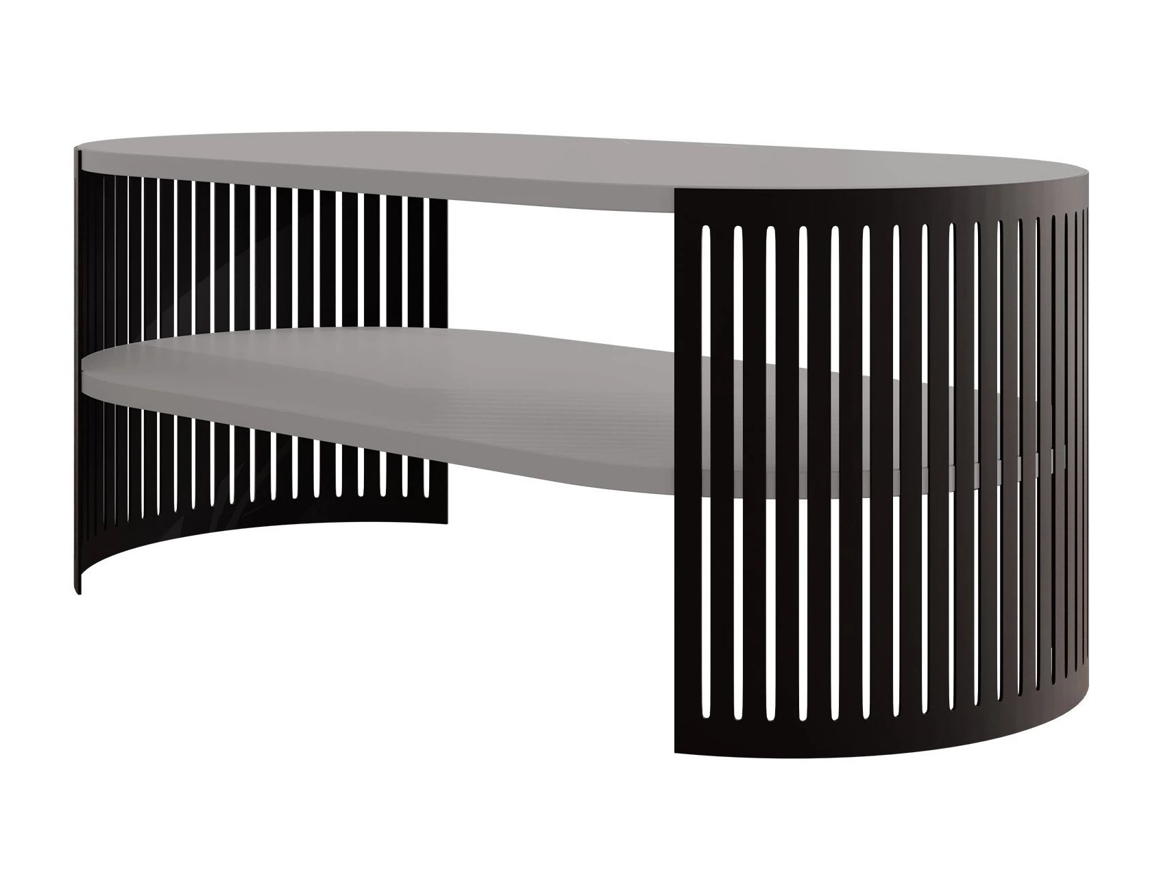 Couchtisch Civer III (Schwarz + Graphit)